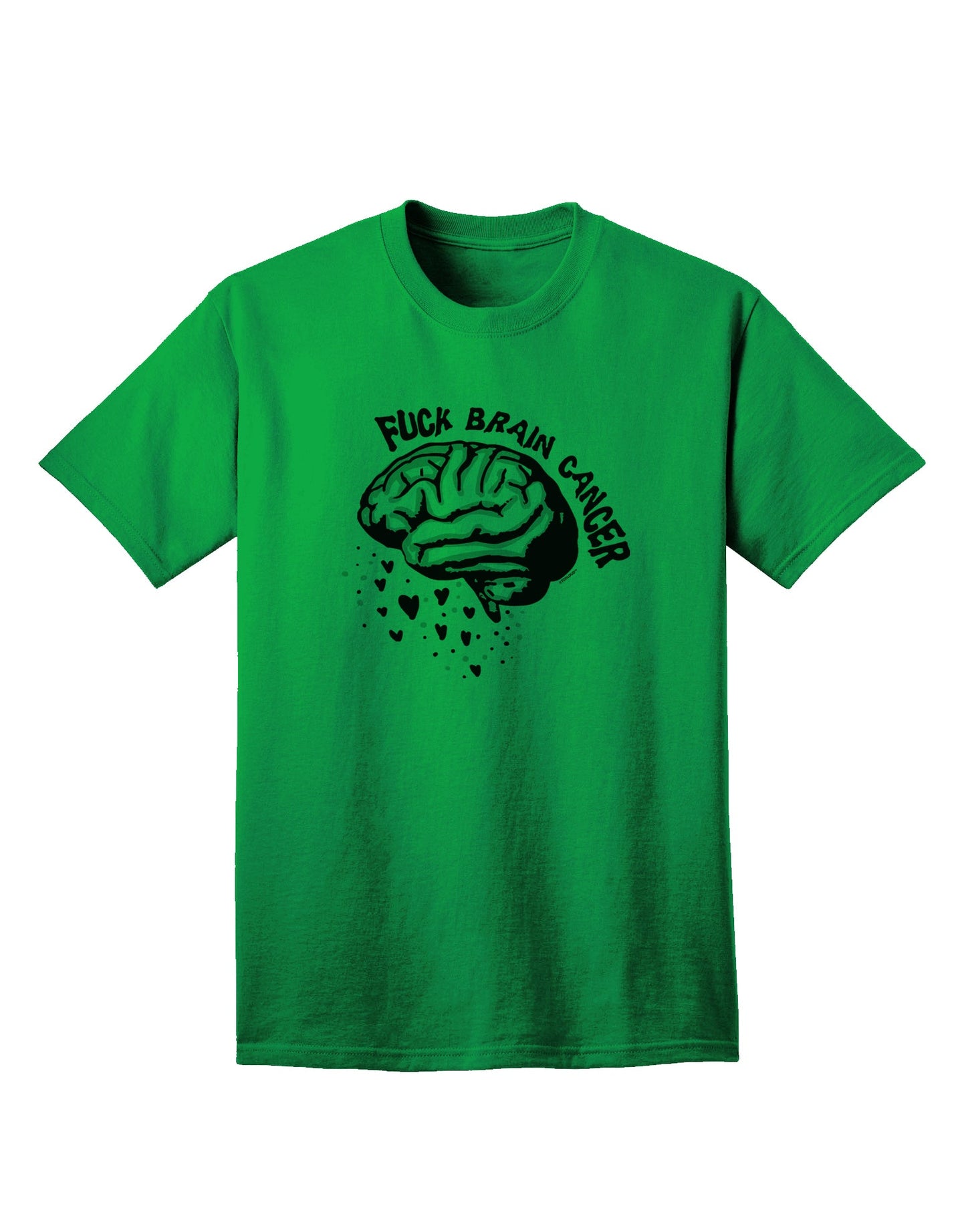 Empower Your Cause with the Brain Cancer Awareness Adult T-Shirt by TooLoud-Mens T-shirts-TooLoud-Kelly-Green-Small-Davson Sales