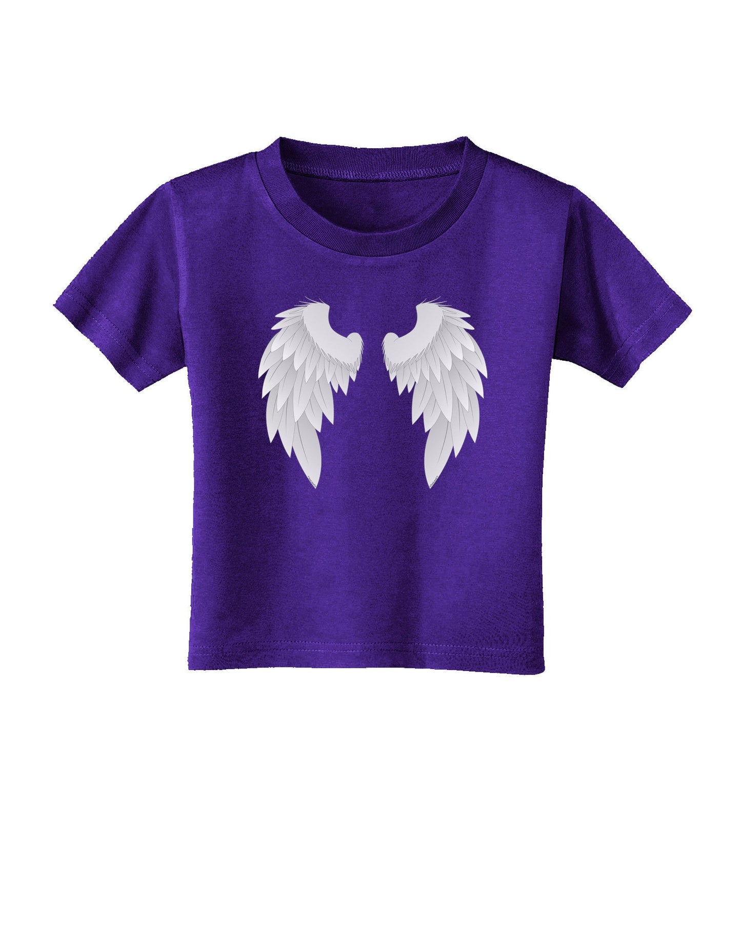 Epic Angel Wings Design Toddler T-Shirt Dark-Toddler T-Shirt-TooLoud-Purple-2T-Davson Sales