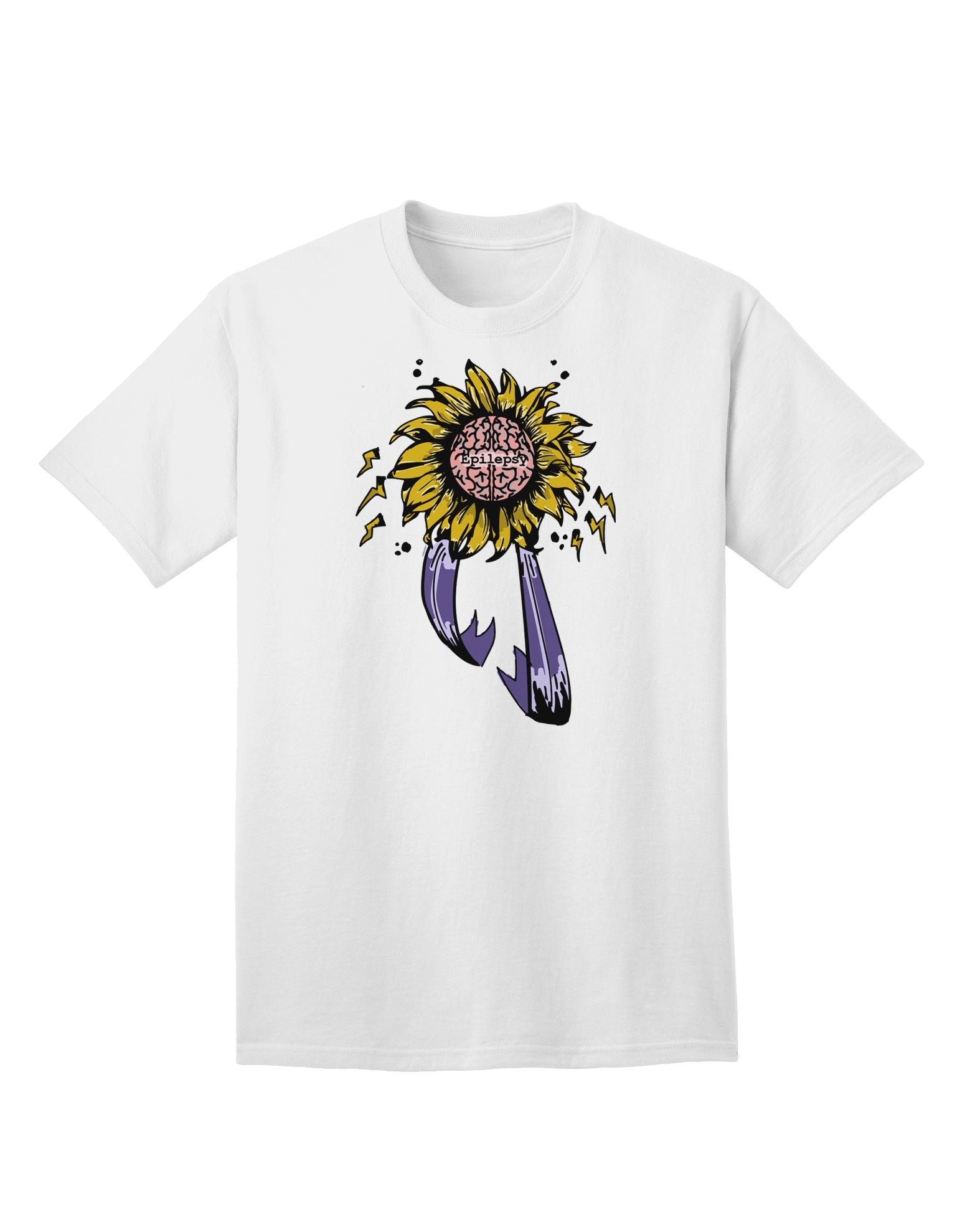 Epilepsy Awareness Adult T-Shirt by TooLoud-Mens T-shirts-TooLoud-White-Small-Davson Sales