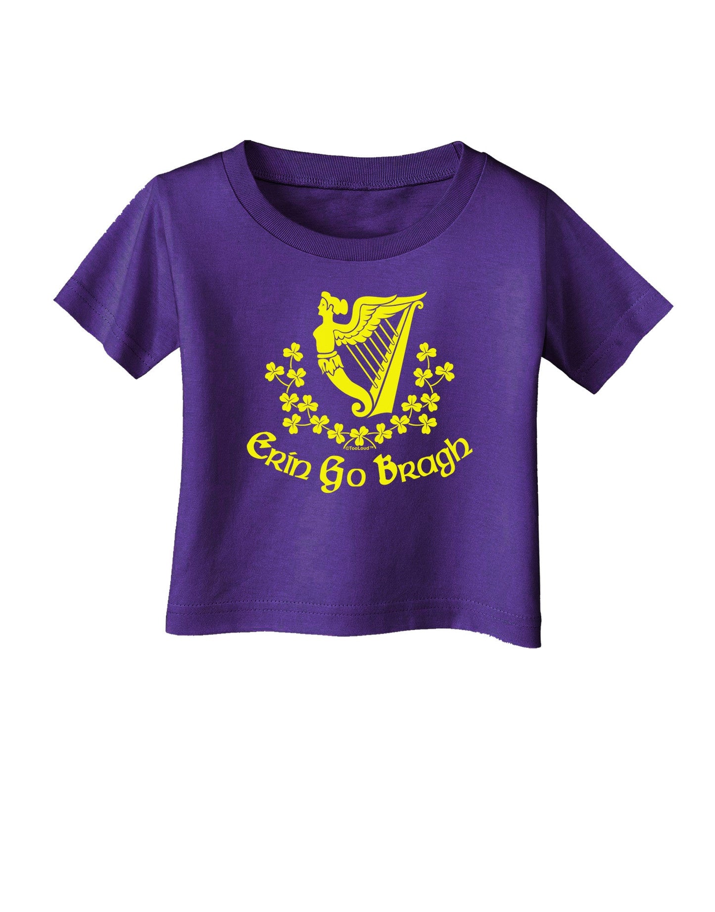 Erin Go Bragh Ireland Forever Infant T-Shirt Dark-Infant T-Shirt-TooLoud-Purple-06-Months-Davson Sales