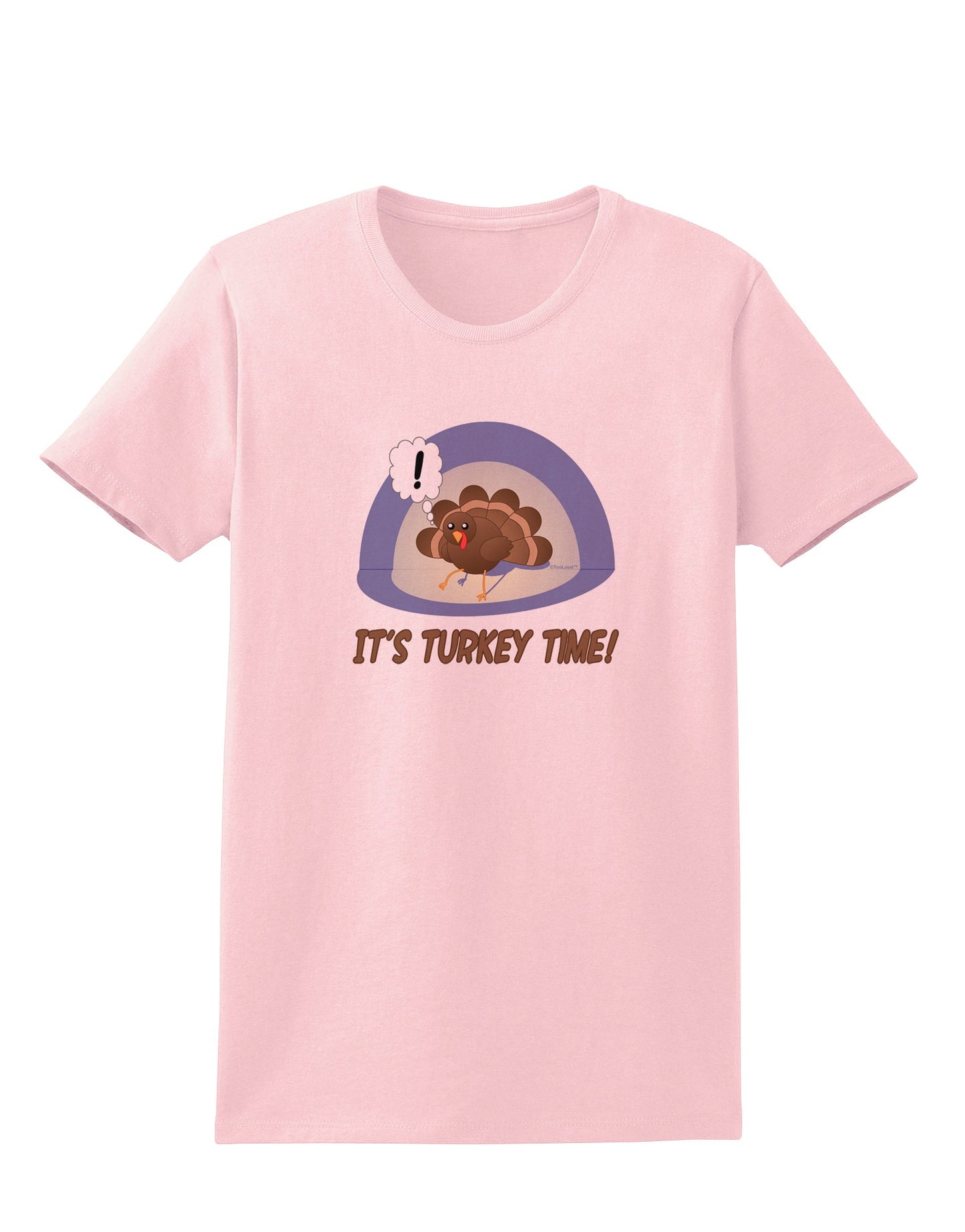 Escaping Turkey - Turkey Time Funny Womens T-Shirt-Womens T-Shirt-TooLoud-PalePink-X-Small-Davson Sales