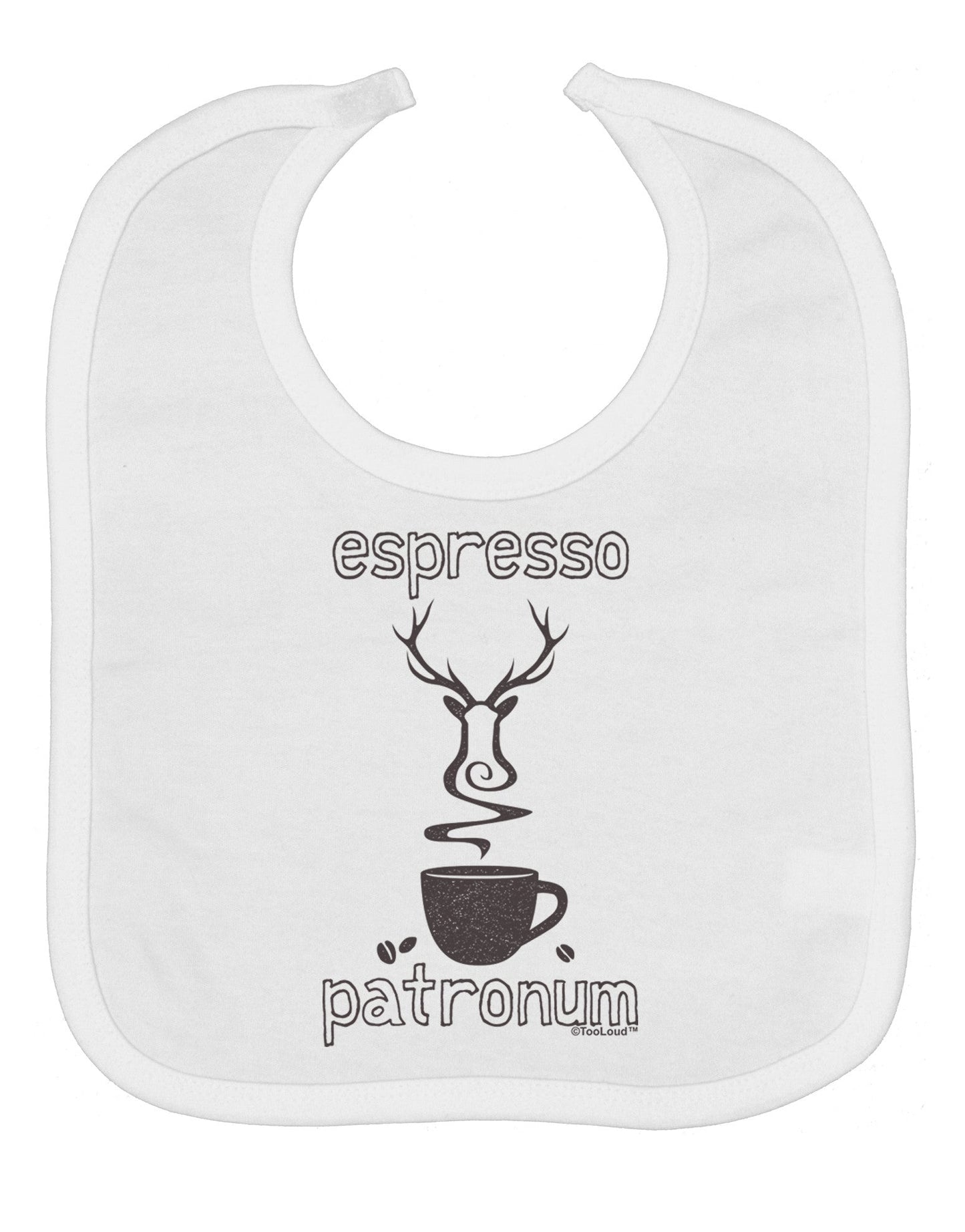 Espresso Patronum Baby Bib