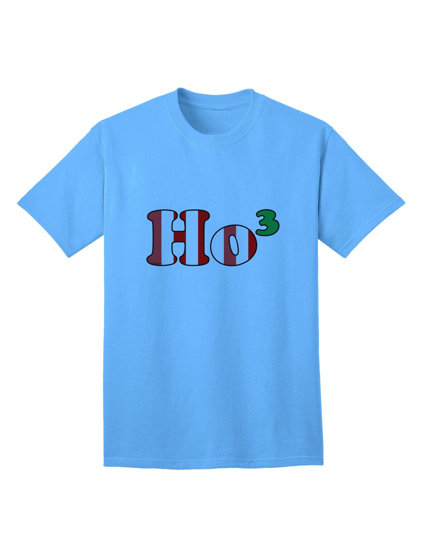 Exclusive Ho Ho Ho Math Christmas Adult T-Shirt - A Festive Addition to Your Holiday Wardrobe-Mens T-shirts-TooLoud-Aquatic-Blue-Small-Davson Sales
