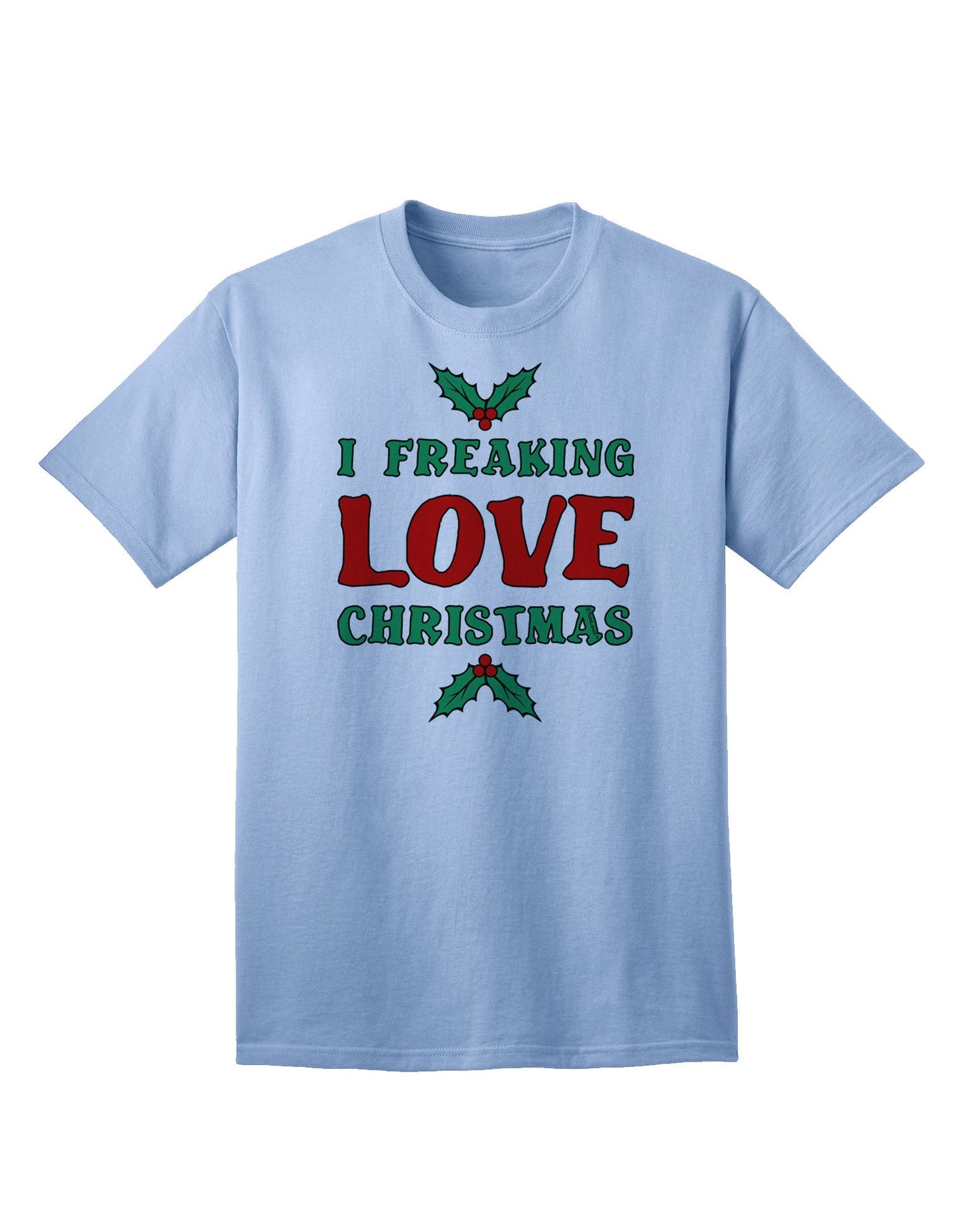 Express Your Festive Spirit: I F-ing Love Christmas - Humorous Adult T-Shirt Collection-Mens T-shirts-TooLoud-Light-Blue-Small-Davson Sales