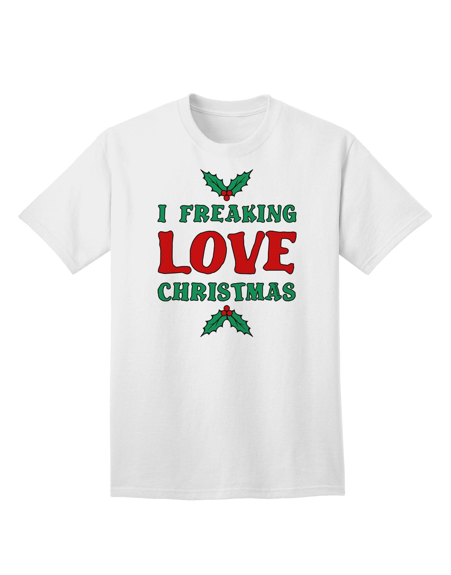 Express Your Festive Spirit: I F-ing Love Christmas - Humorous Adult T-Shirt Collection-Mens T-shirts-TooLoud-White-Small-Davson Sales