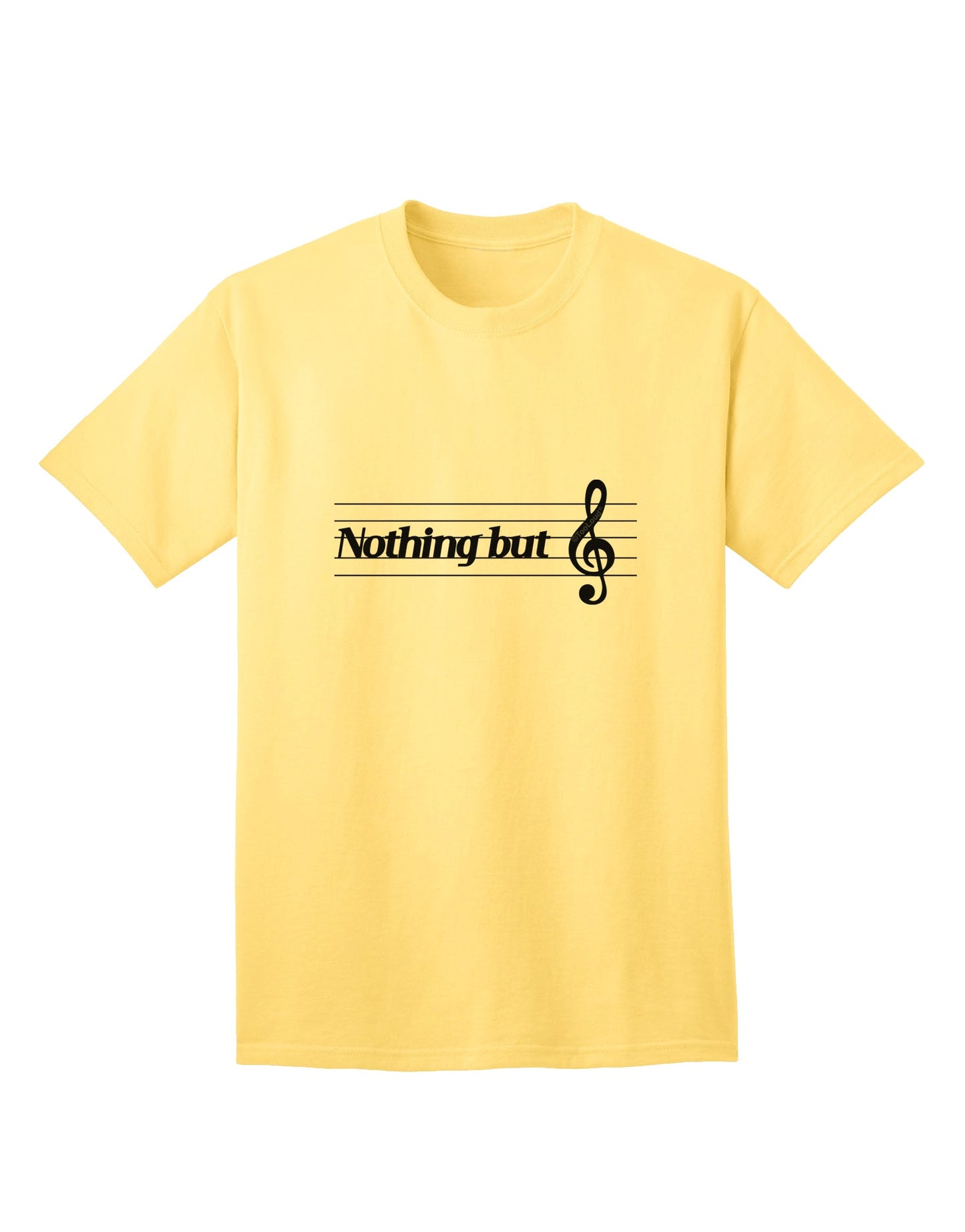Exquisite Nothing But Treble Music Pun Adult T-Shirt by TooLoud - A Must-Have for Music Enthusiasts-Mens T-shirts-TooLoud-Yellow-Small-Davson Sales
