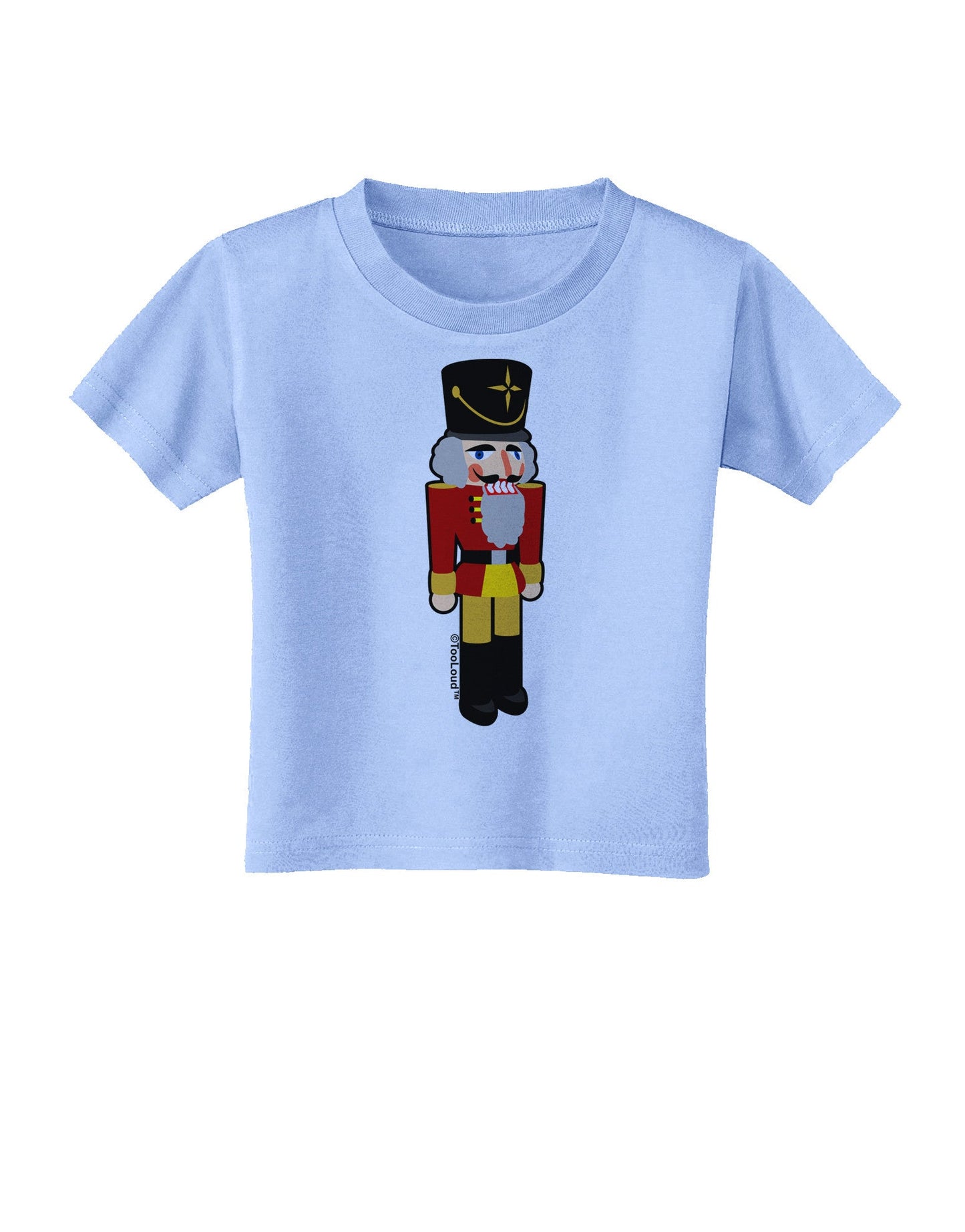 Festive Nutcracker - No Text Toddler T-Shirt-Toddler T-Shirt-TooLoud-Aquatic-Blue-2T-Davson Sales