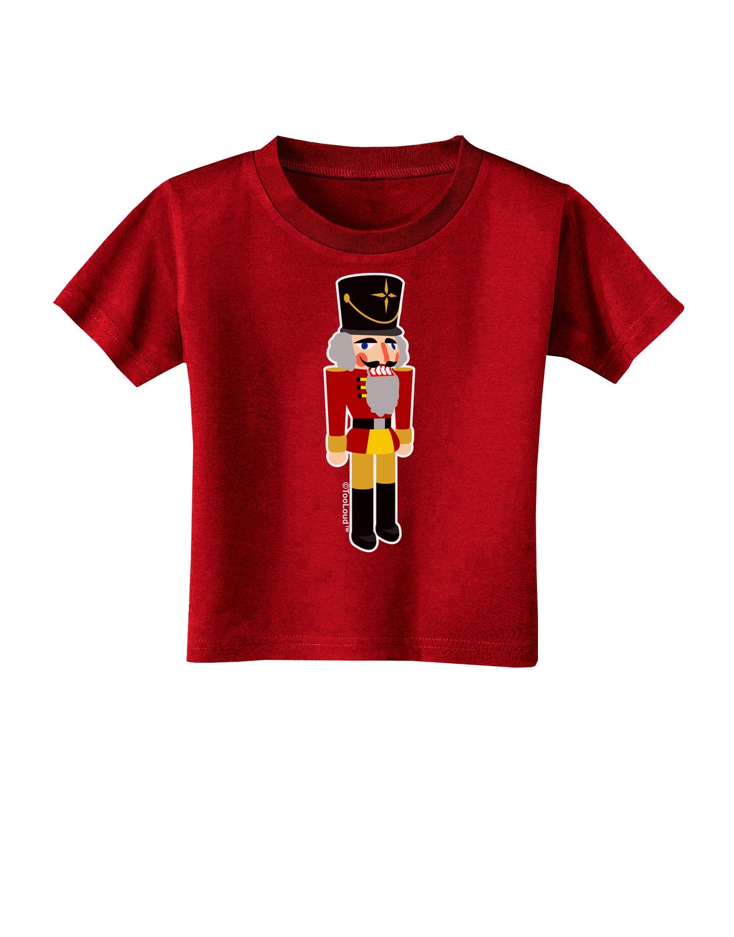 Festive Nutcracker - No Text Toddler T-Shirt Dark by-Toddler T-Shirt-TooLoud-Red-2T-Davson Sales