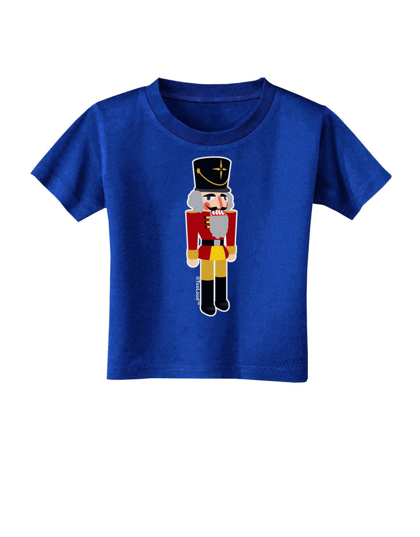 Festive Nutcracker - No Text Toddler T-Shirt Dark by-Toddler T-Shirt-TooLoud-Royal-Blue-2T-Davson Sales