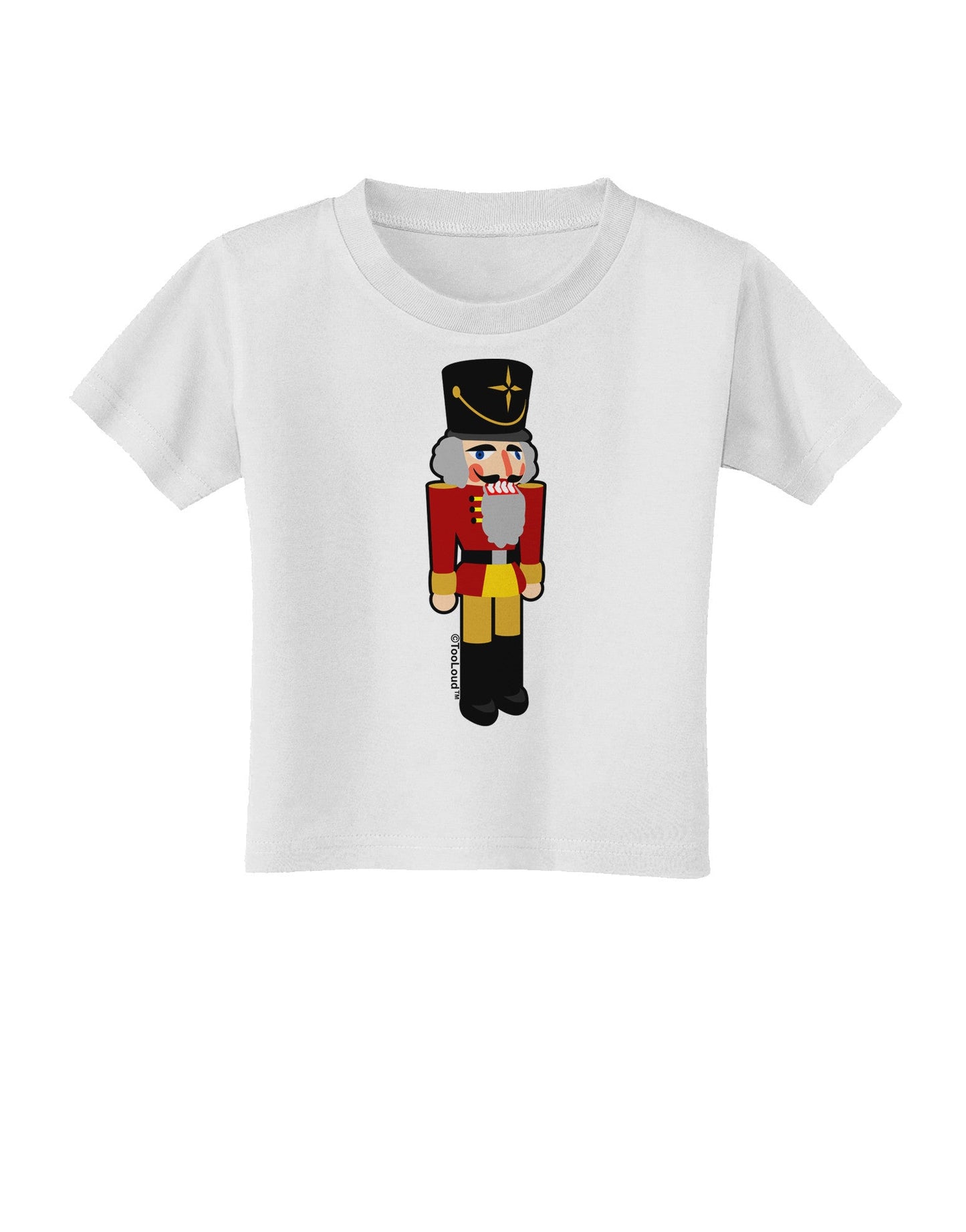 Festive Nutcracker - No Text Toddler T-Shirt-Toddler T-Shirt-TooLoud-White-2T-Davson Sales