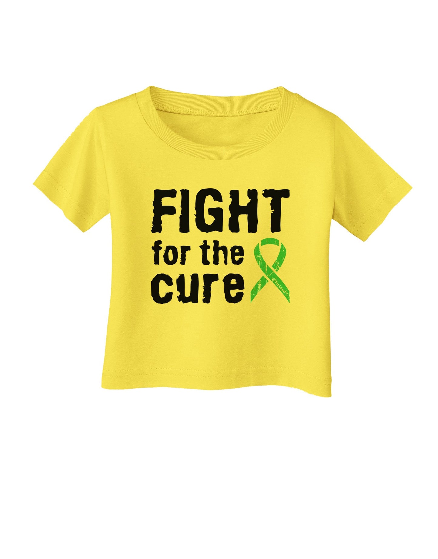 Fight for the Cure - Light Green Ribbon Celiac Disease Infant T-Shirt-Infant T-Shirt-TooLoud-Yellow-06-Months-Davson Sales