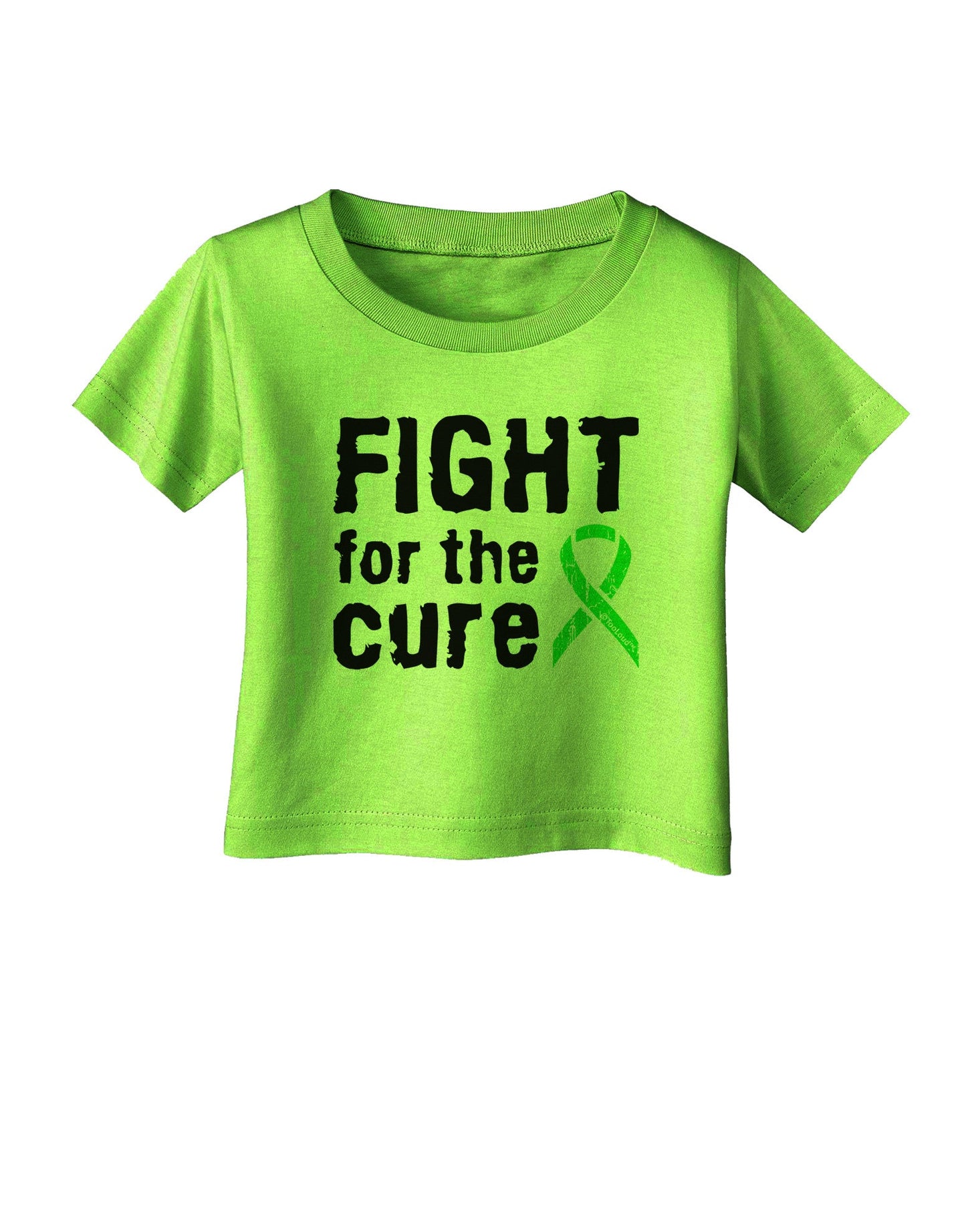 Fight for the Cure - Lime Green Ribbon Lyme Disease Infant T-Shirt-Infant T-Shirt-TooLoud-Lime-Green-06-Months-Davson Sales