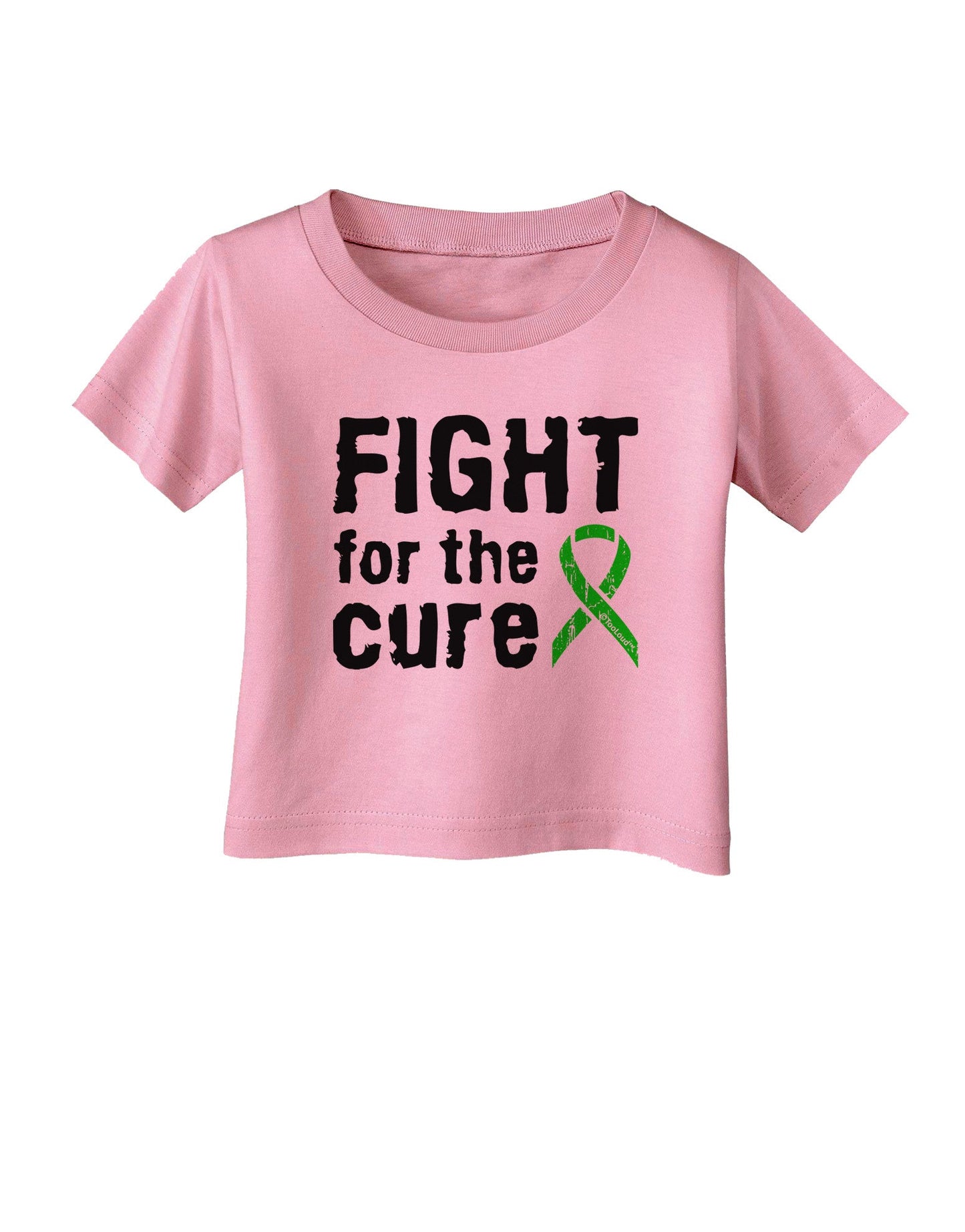 Fight for the Cure - Lime Green Ribbon Lyme Disease Infant T-Shirt-Infant T-Shirt-TooLoud-Candy-Pink-06-Months-Davson Sales
