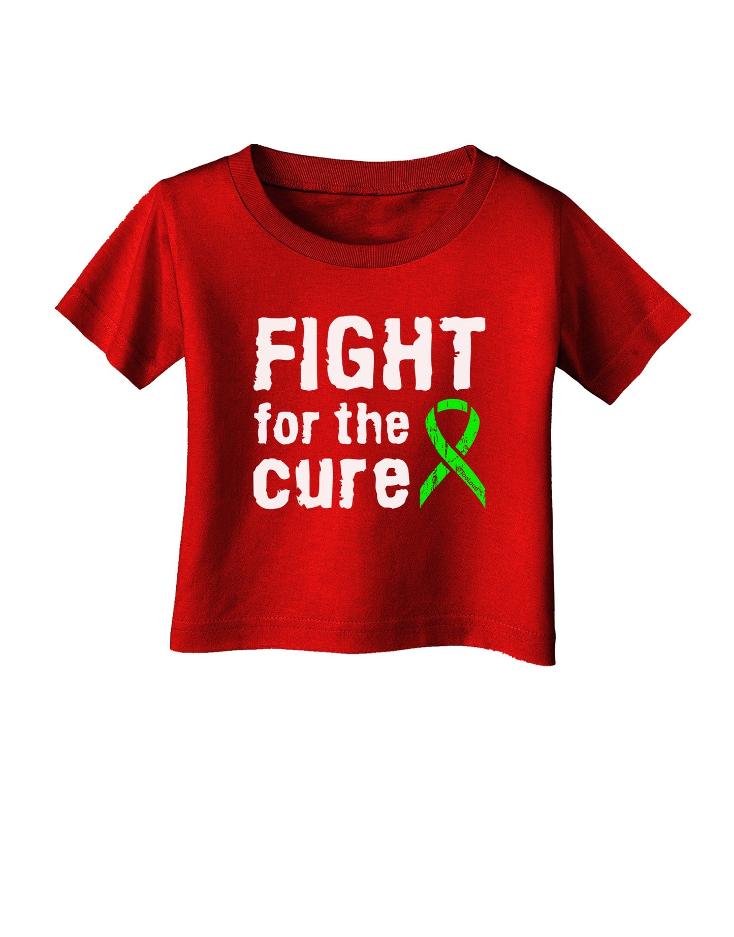 Fight for the Cure - Lime Green Ribbon Lyme Disease Infant T-Shirt Dark-Infant T-Shirt-TooLoud-Red-06-Months-Davson Sales