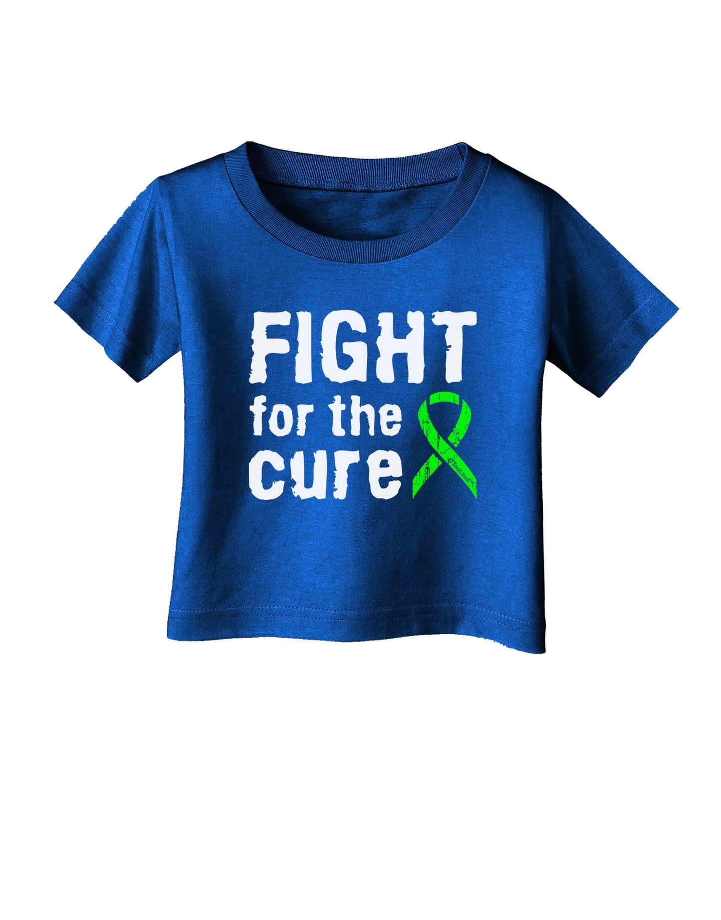 Fight for the Cure - Lime Green Ribbon Lyme Disease Infant T-Shirt Dark-Infant T-Shirt-TooLoud-Royal-Blue-06-Months-Davson Sales