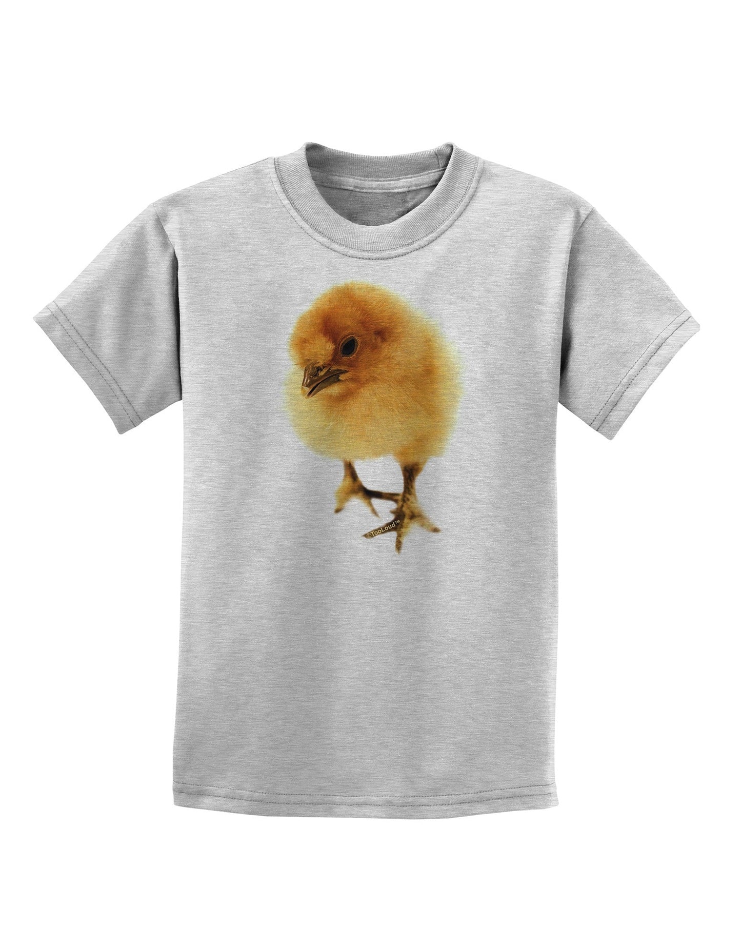 Fluffy Chick Childrens T-Shirt-Childrens T-Shirt-TooLoud-AshGray-X-Small-Davson Sales