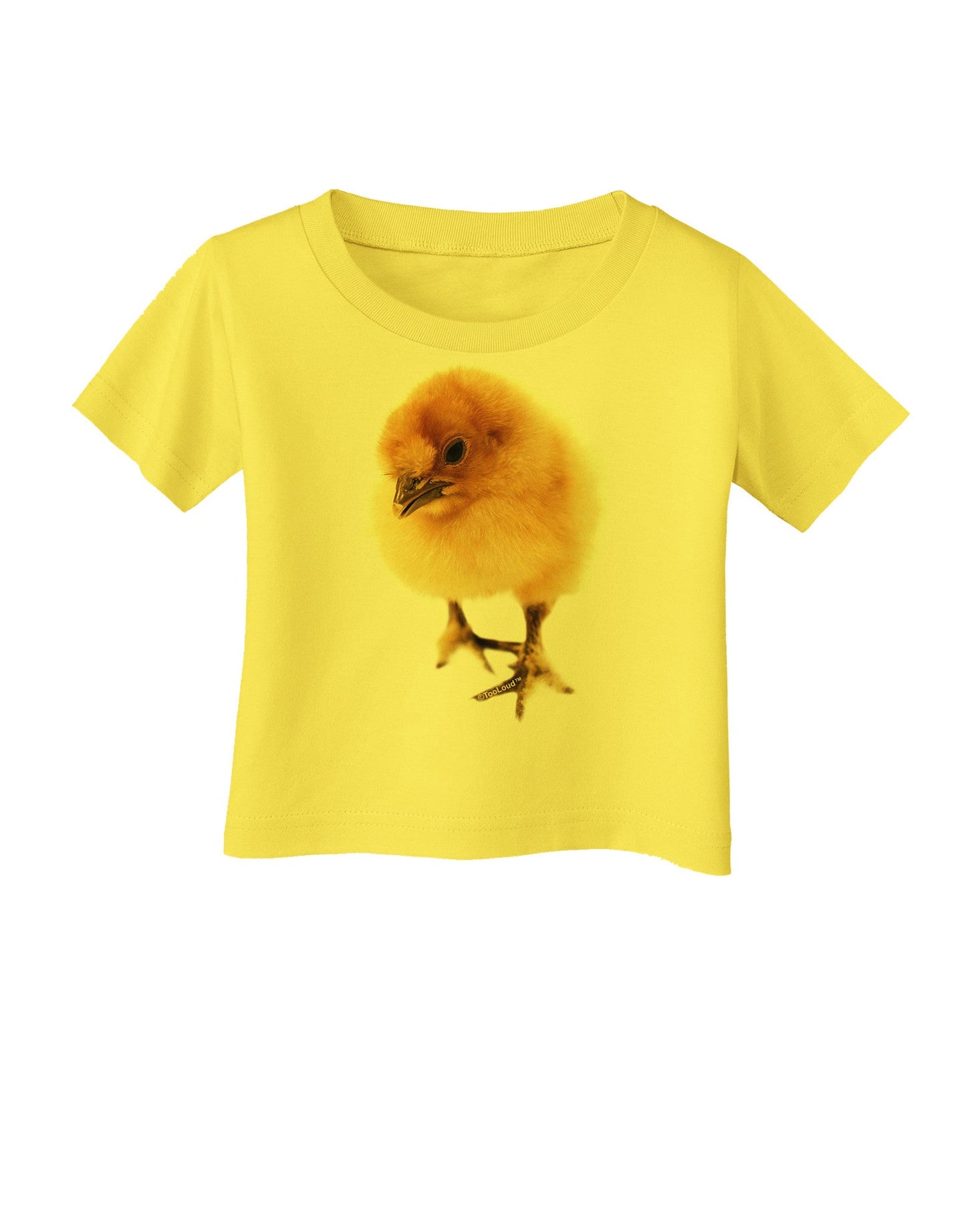 Fluffy Chick Infant T-Shirt-Infant T-Shirt-TooLoud-Yellow-06-Months-Davson Sales