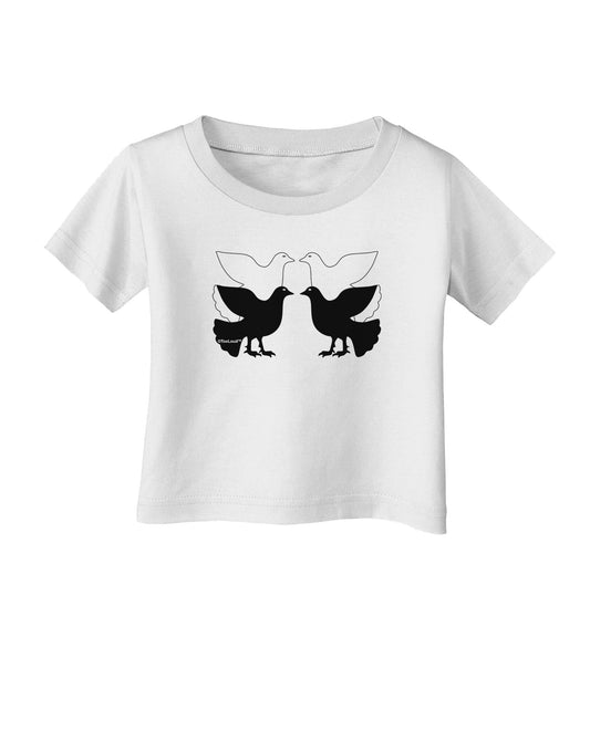 Four Calling Birds Infant T-Shirt-Infant T-Shirt-TooLoud-White-06-Months-Davson Sales
