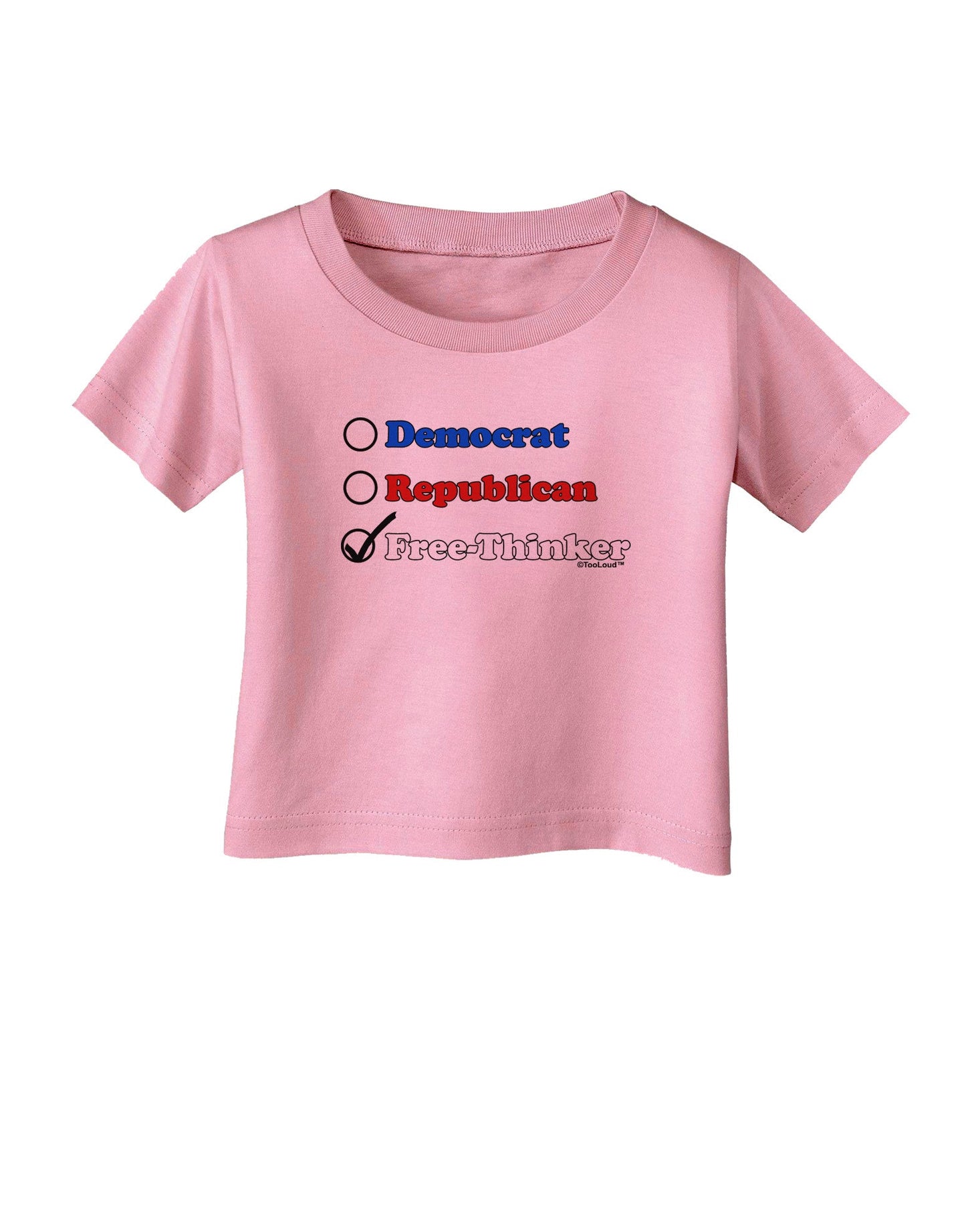 Free Thinker Checklist Infant T-Shirt-Infant T-Shirt-TooLoud-Candy-Pink-06-Months-Davson Sales