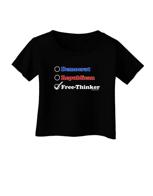 Free Thinker Checklist Infant T-Shirt Dark-Infant T-Shirt-TooLoud-Black-06-Months-Davson Sales