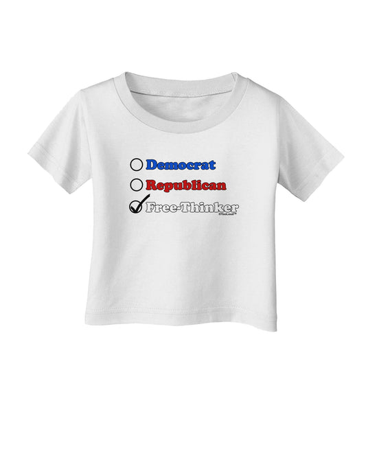 Free Thinker Checklist Infant T-Shirt-Infant T-Shirt-TooLoud-White-06-Months-Davson Sales