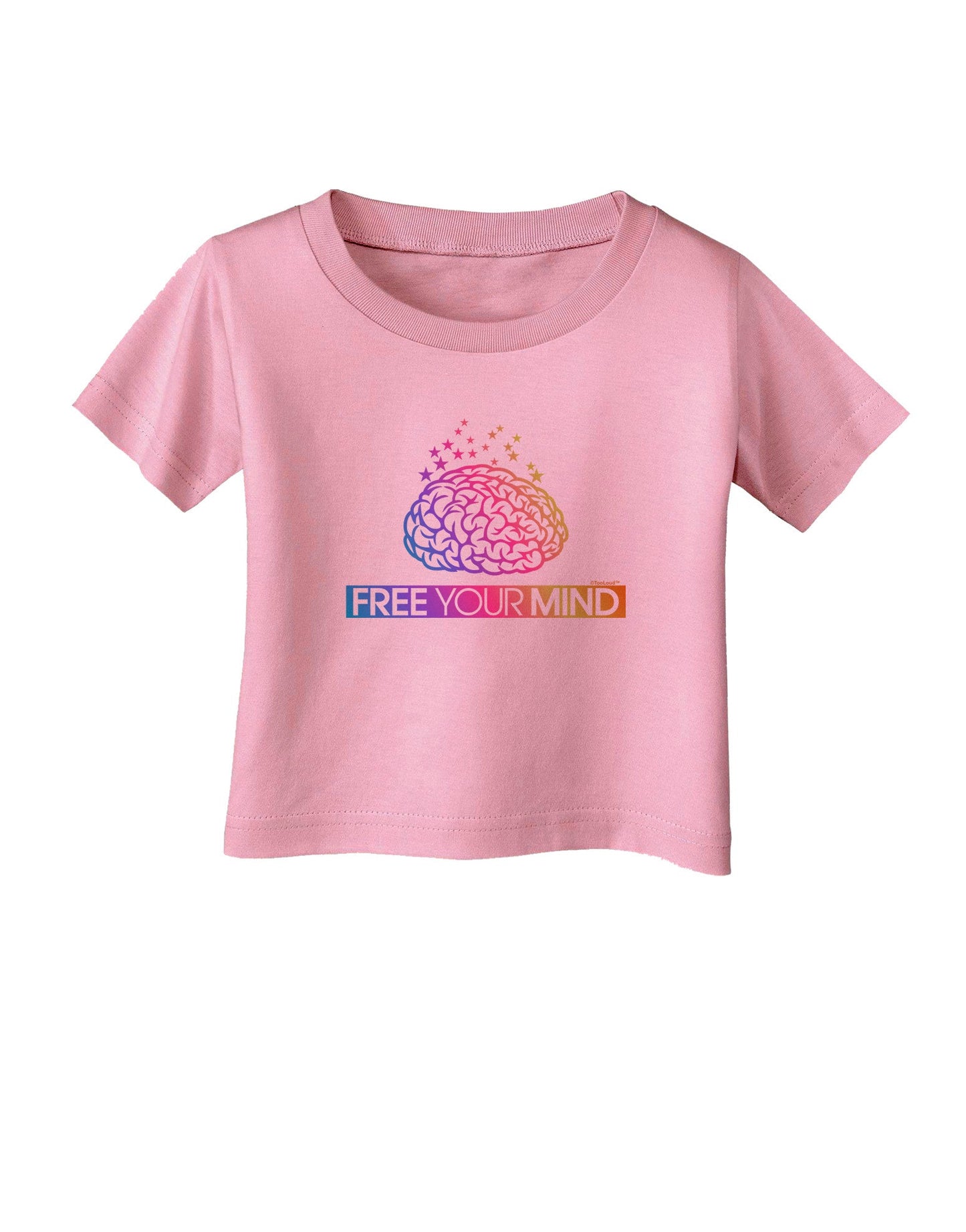 Free Your Mind Infant T-Shirt-Infant T-Shirt-TooLoud-Candy-Pink-06-Months-Davson Sales