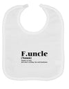 Funcle - Fun Uncle Baby Bib by TooLoud