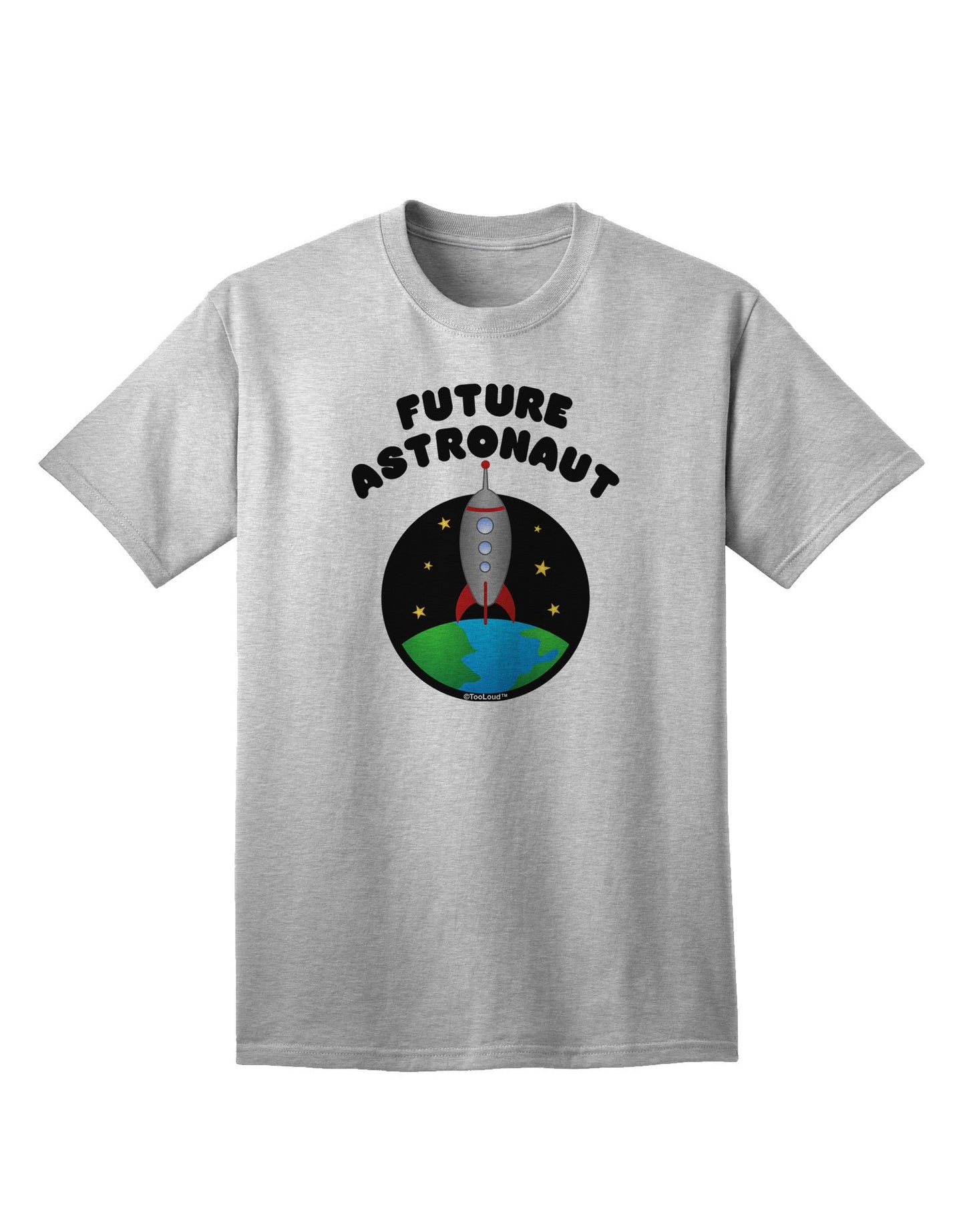 Future Astronaut Color Adult T-Shirt-Mens T-Shirt-TooLoud-AshGray-Small-Davson Sales