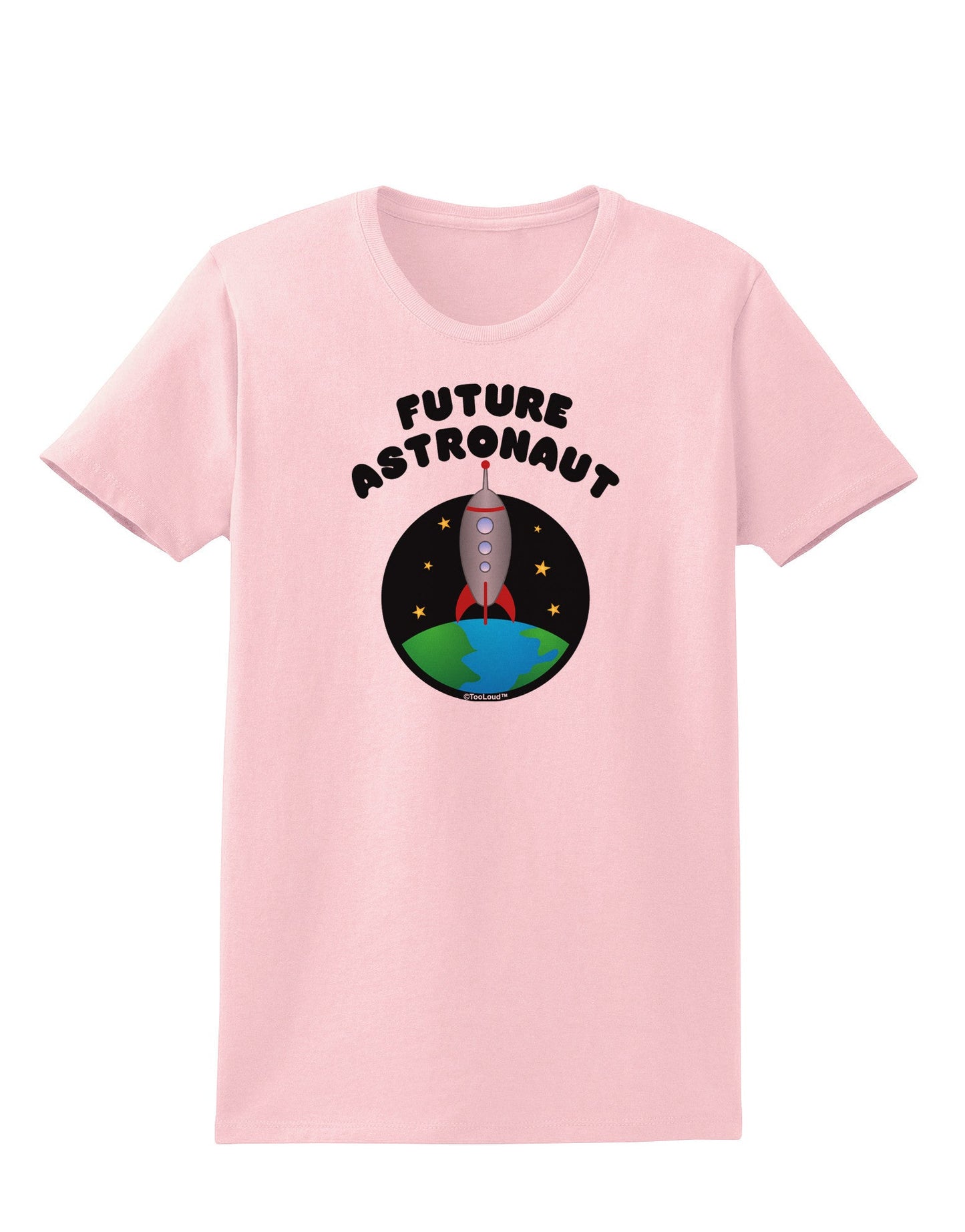 Future Astronaut Color Womens T-Shirt-Womens T-Shirt-TooLoud-PalePink-X-Small-Davson Sales