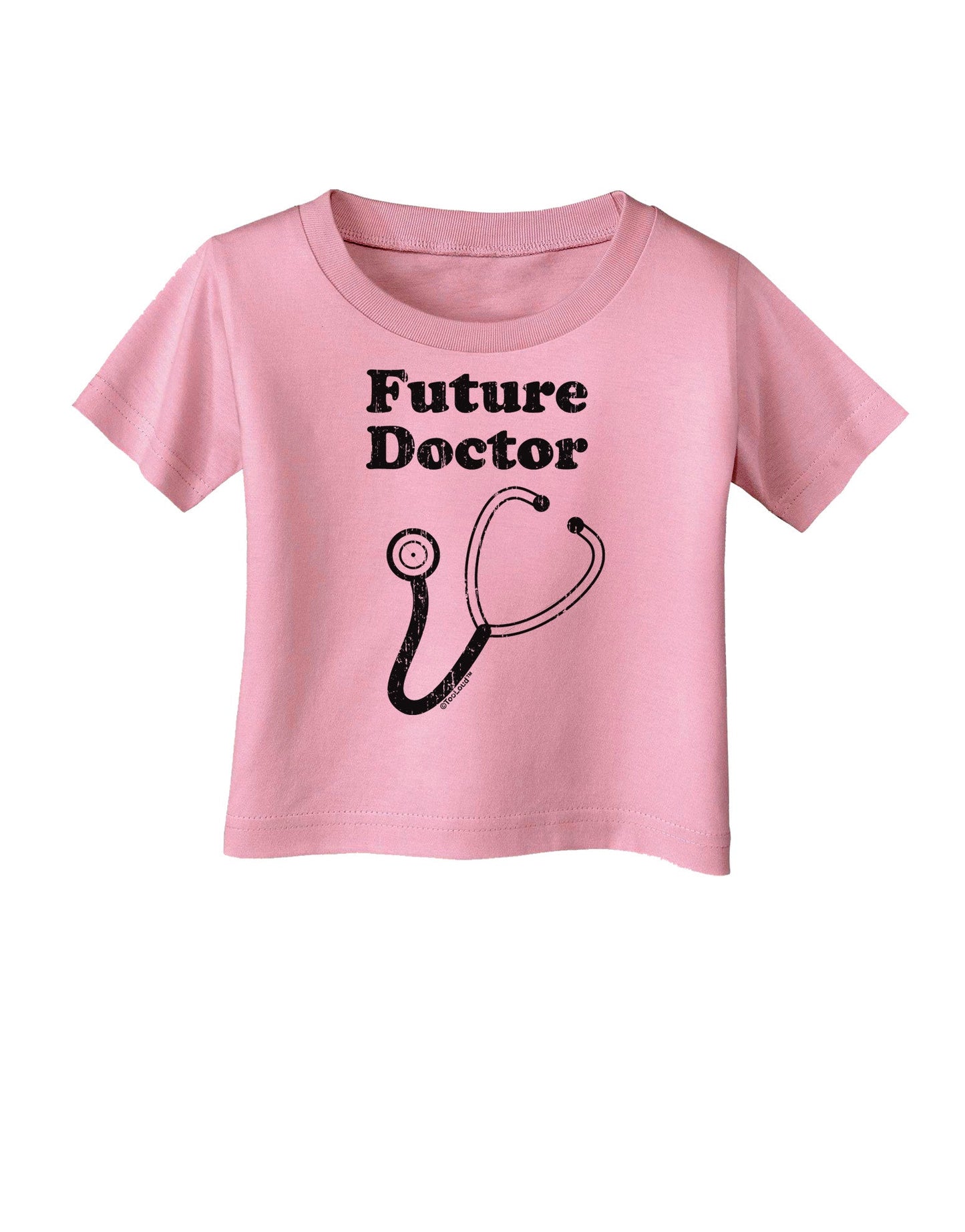 Future Doctor Distressed Infant T-Shirt-Infant T-Shirt-TooLoud-Candy-Pink-06-Months-Davson Sales