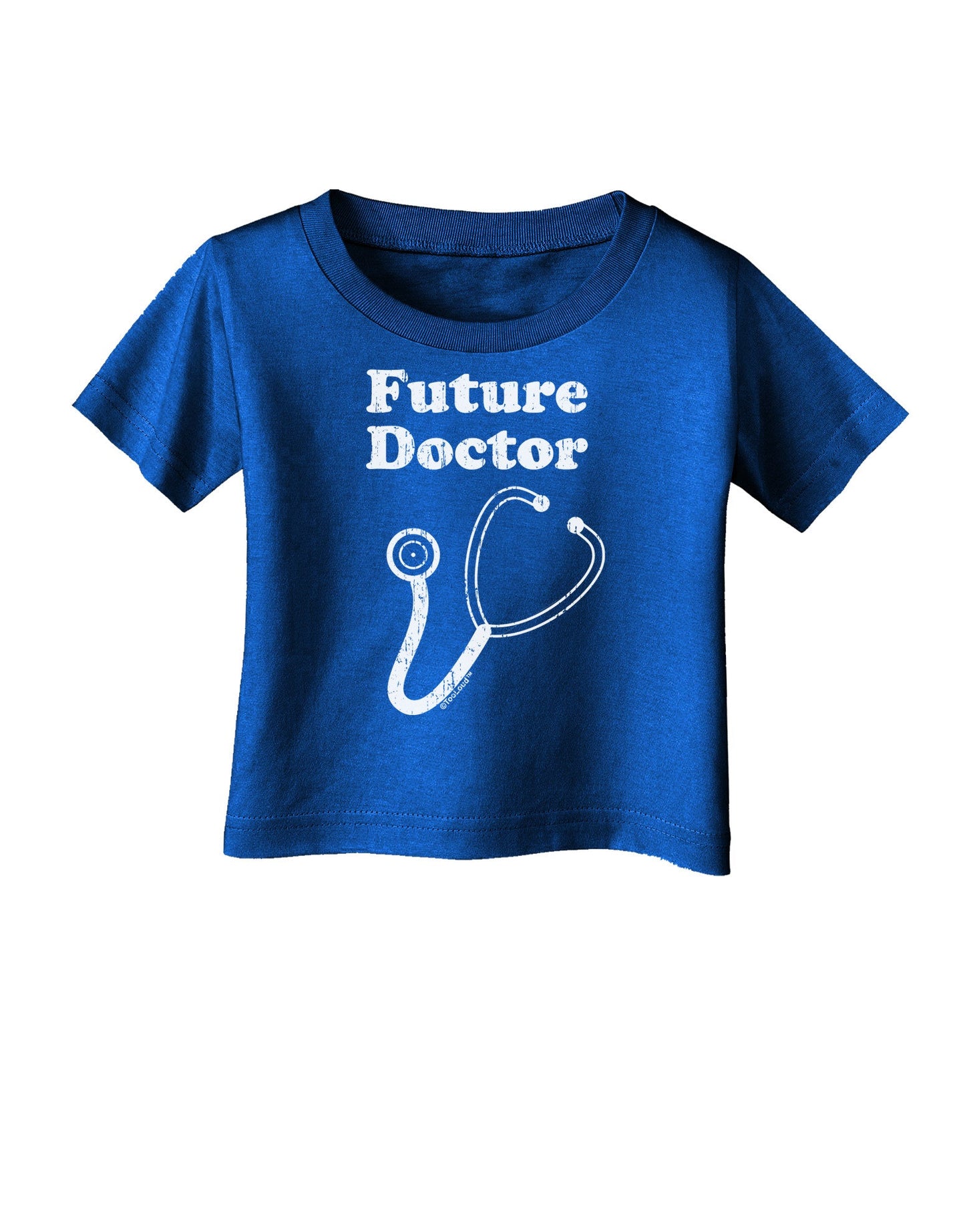 Future Doctor Distressed Infant T-Shirt Dark-Infant T-Shirt-TooLoud-Royal-Blue-06-Months-Davson Sales