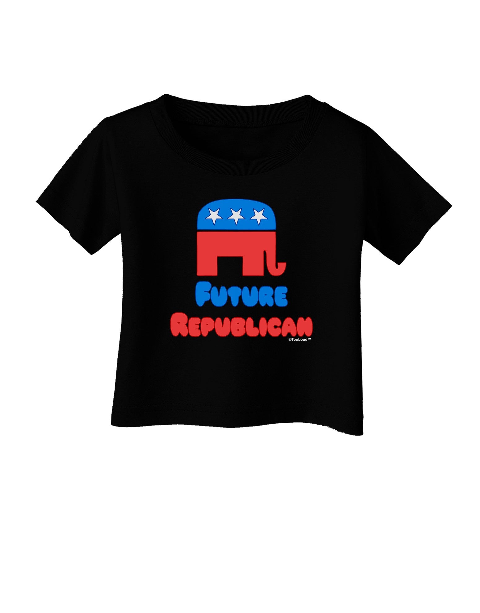 Future Republican Infant T-Shirt Dark-Infant T-Shirt-TooLoud-Black-06-Months-Davson Sales