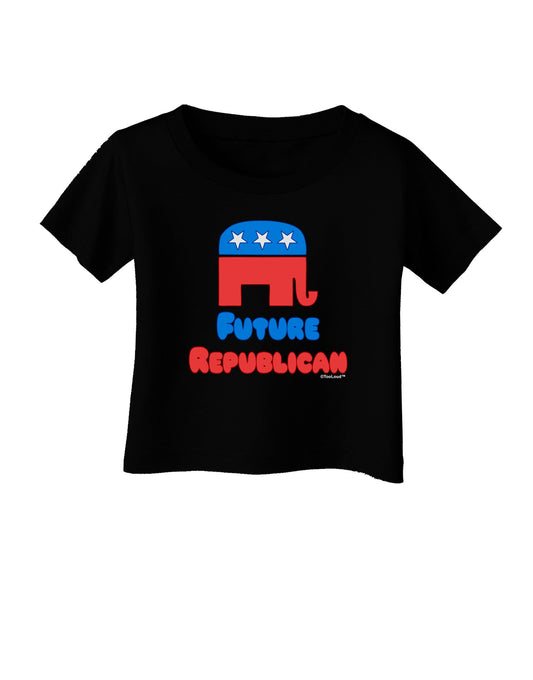 Future Republican Infant T-Shirt Dark-Infant T-Shirt-TooLoud-Black-06-Months-Davson Sales