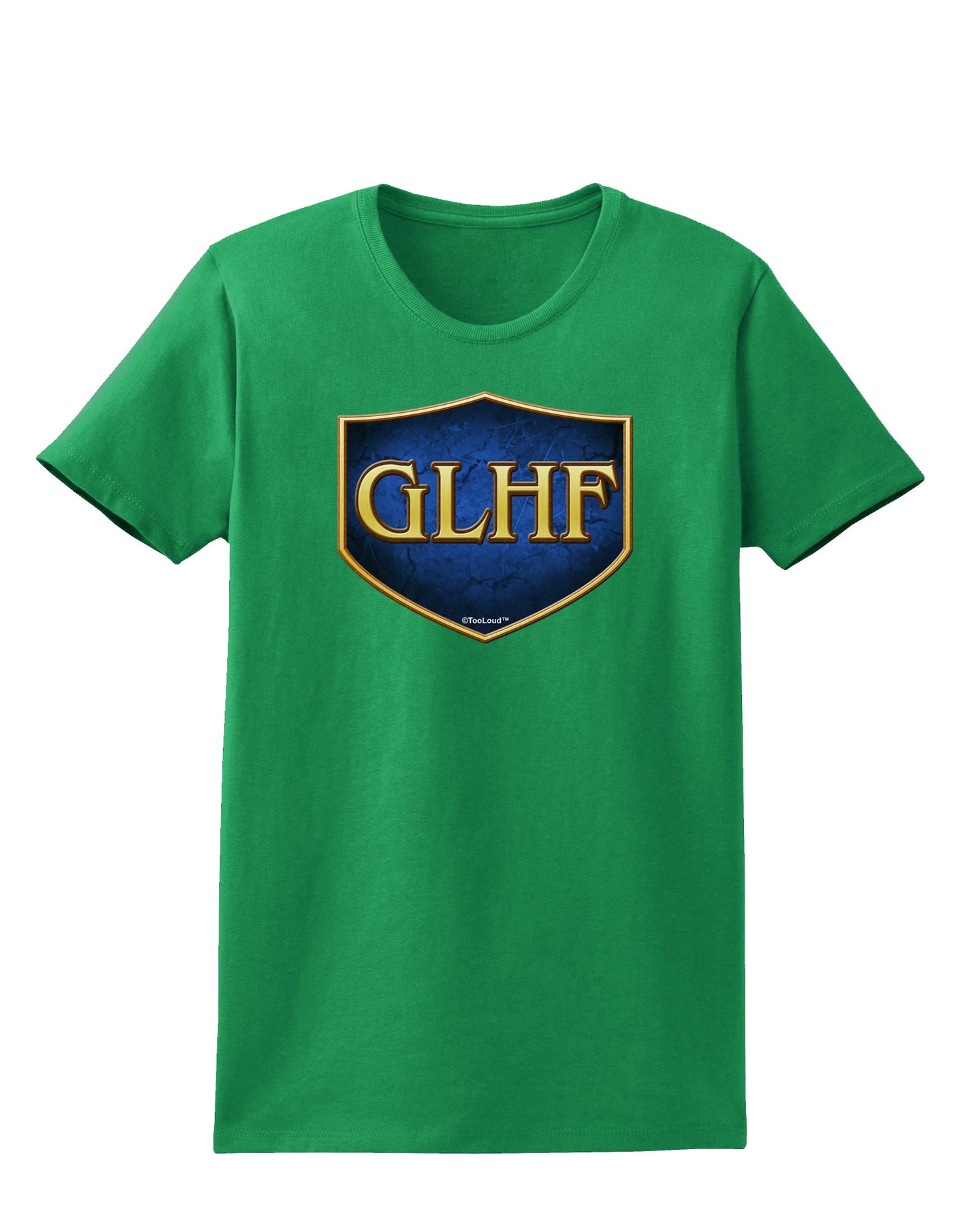 GLHF - Good Luck Have Fun Womens Dark T-Shirt by TooLoud-Womens T-Shirt-TooLoud-Kelly-Green-X-Small-Davson Sales