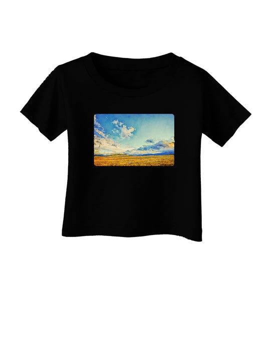 Garden of the Gods Watercolor Infant T-Shirt Dark-Infant T-Shirt-TooLoud-Black-06-Months-Davson Sales