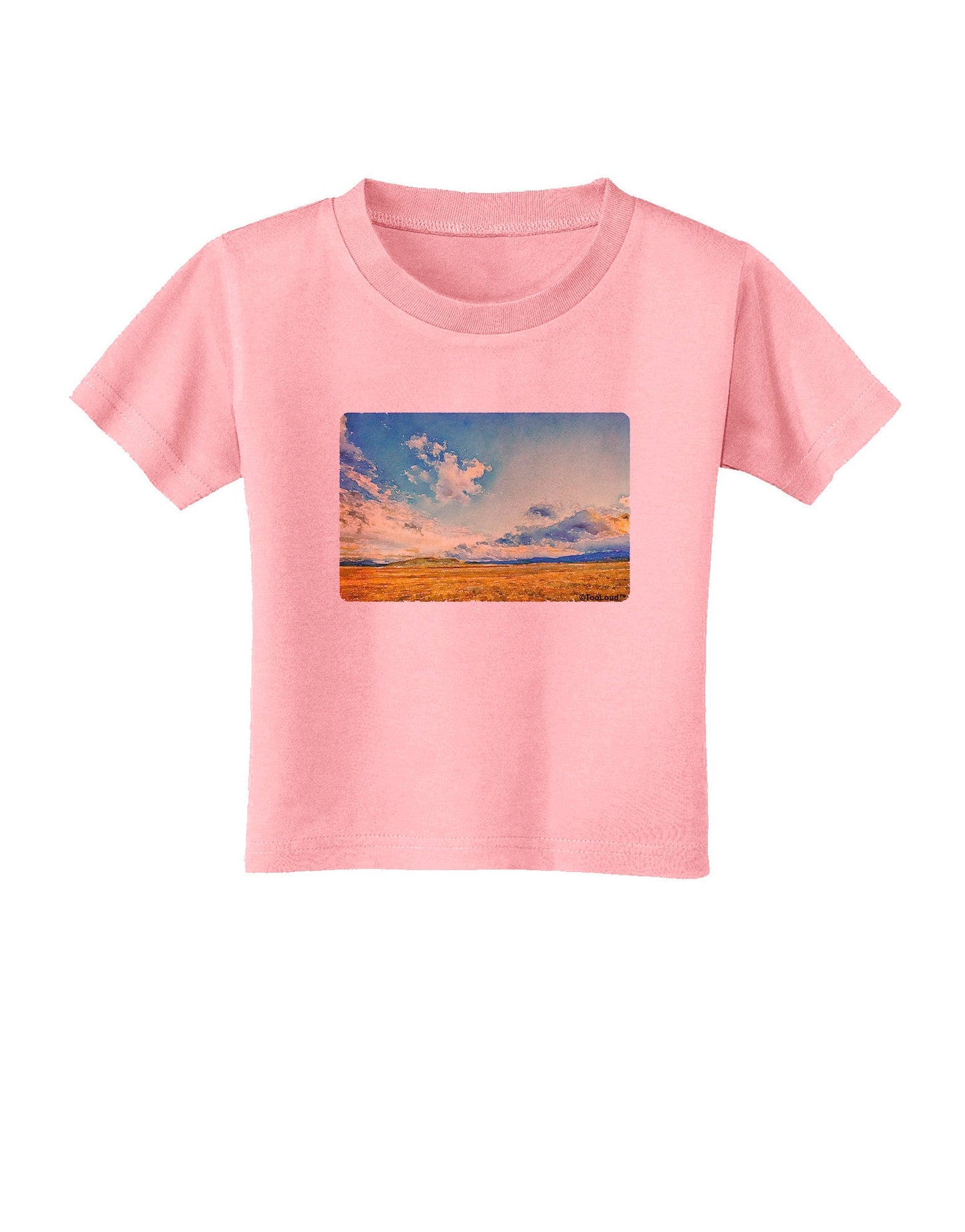 Garden of the Gods Watercolor Toddler T-Shirt-Toddler T-Shirt-TooLoud-Candy-Pink-2T-Davson Sales