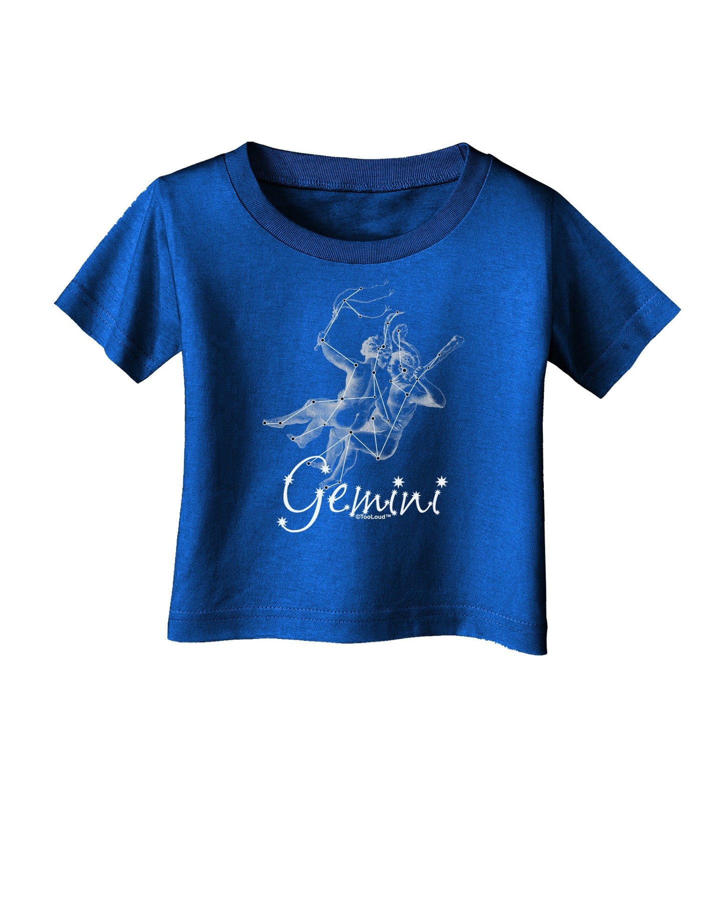 Gemini Constellation Infant T-Shirt Dark-Infant T-Shirt-TooLoud-Royal-Blue-06-Months-Davson Sales