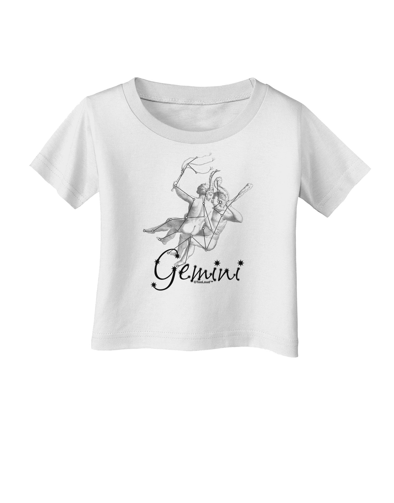 Gemini Constellation Infant T-Shirt-Infant T-Shirt-TooLoud-White-06-Months-Davson Sales