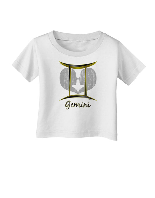 Gemini Symbol Infant T-Shirt-Infant T-Shirt-TooLoud-White-06-Months-Davson Sales