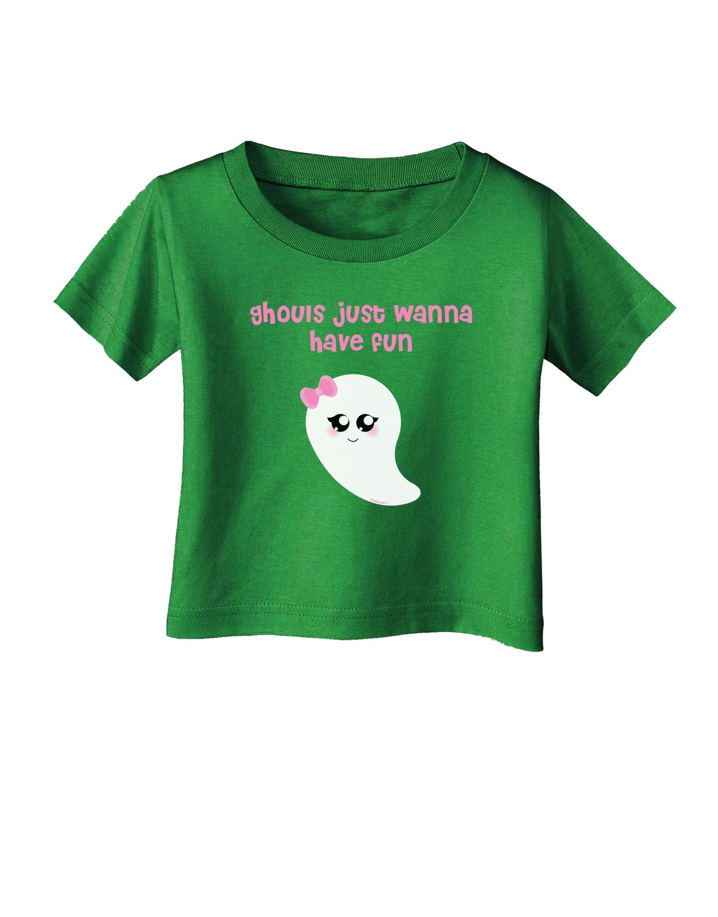 Ghouls Just Wanna Have Fun Cute Ghost - Halloween Infant T-Shirt Dark-Infant T-Shirt-TooLoud-Royal-Blue-06-Months-Davson Sales