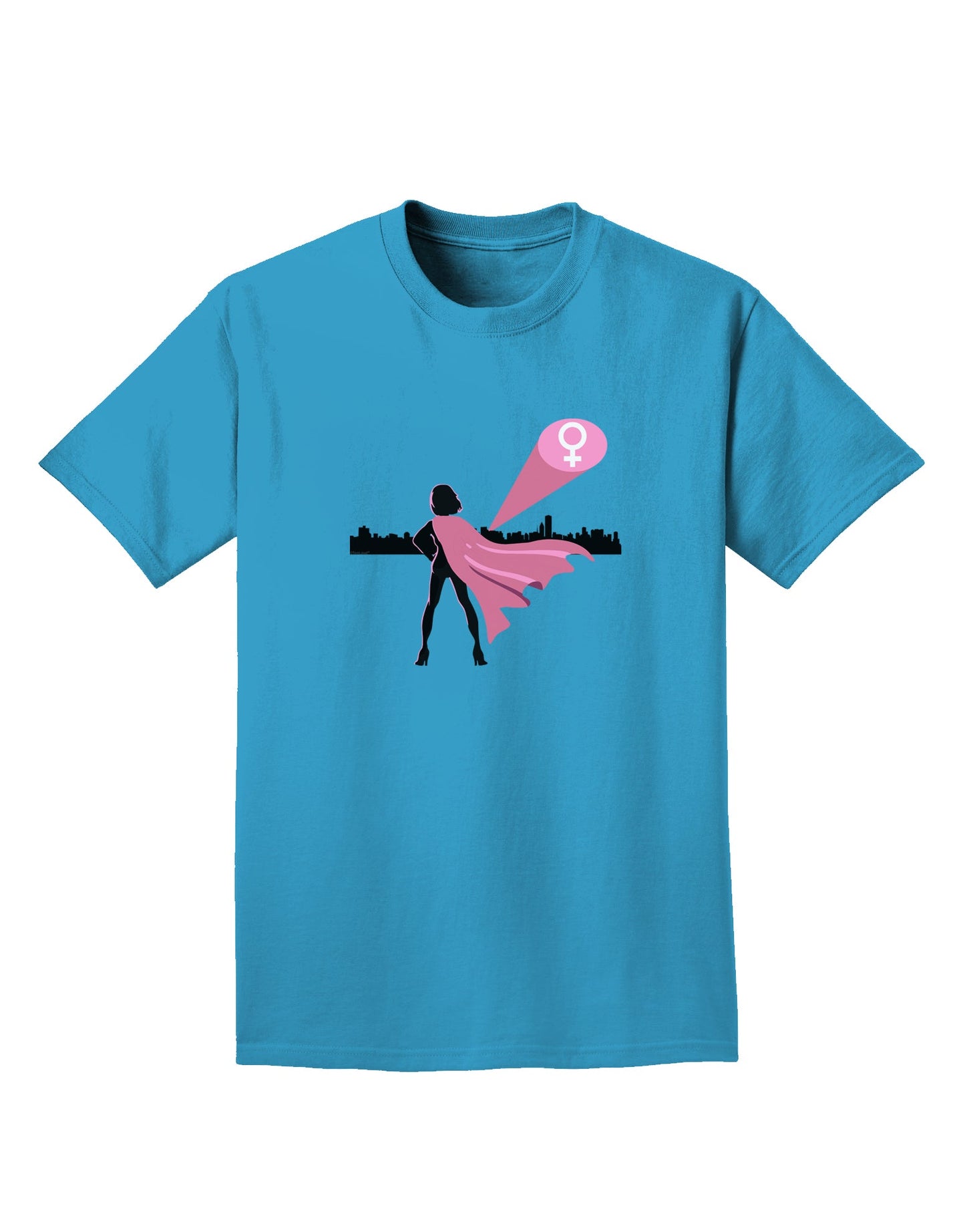 Girl Power Women's Empowerment Adult Dark T-Shirt by TooLoud-Mens T-Shirt-TooLoud-Turquoise-Small-Davson Sales
