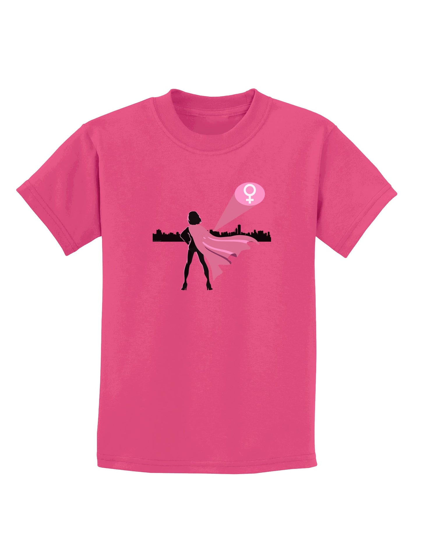 Girl Power Women's Empowerment Childrens Dark T-Shirt by TooLoud-Childrens T-Shirt-TooLoud-Sangria-X-Small-Davson Sales