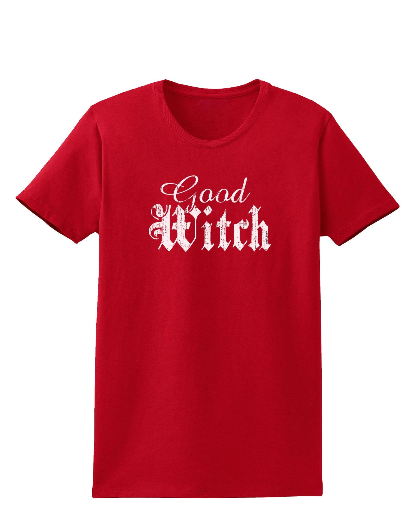 Good Witch - Halloween Distressed Womens Dark T-Shirt-Womens T-Shirt-TooLoud-Red-X-Small-Davson Sales