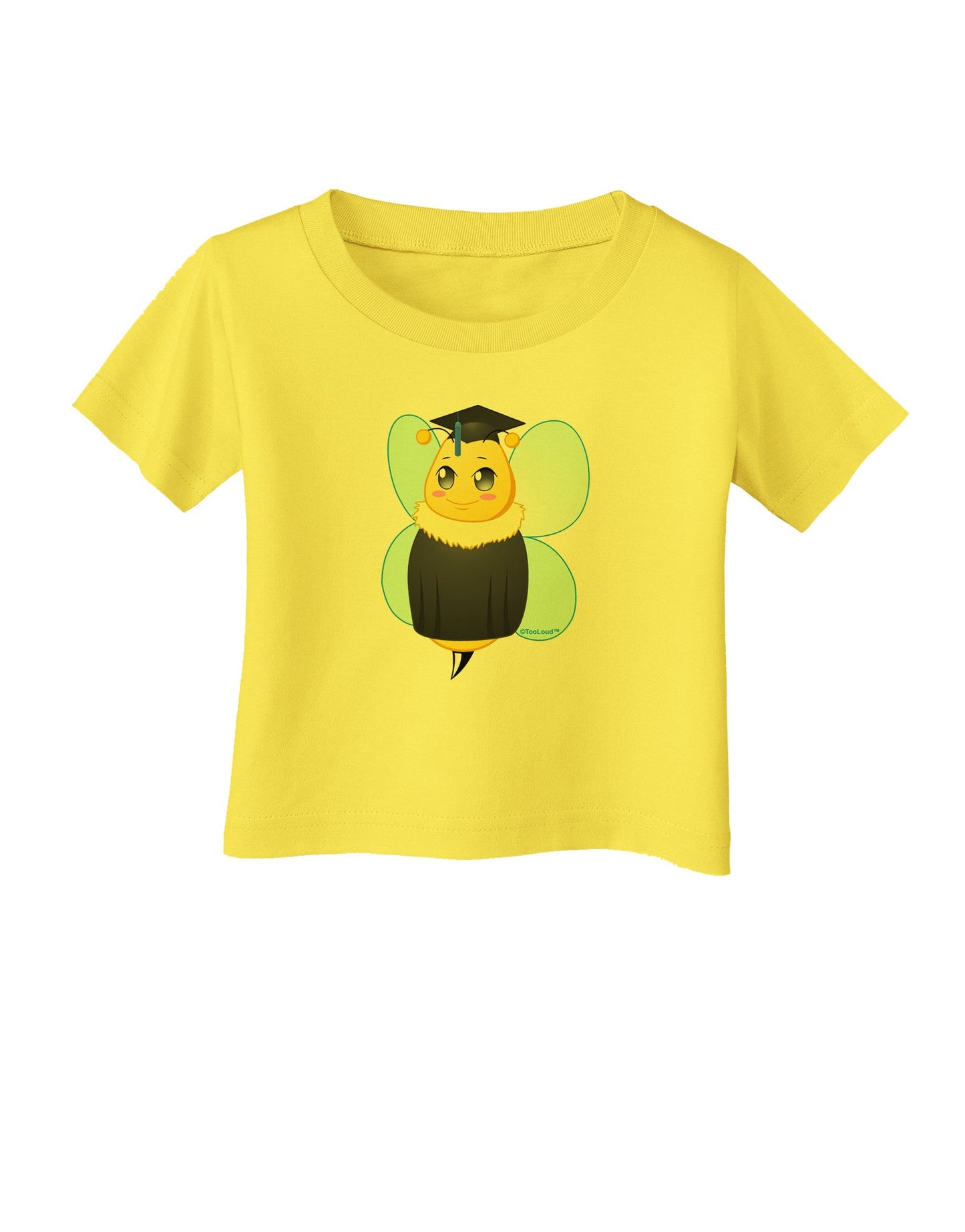 Graduation Bee Infant T-Shirt-Infant T-Shirt-TooLoud-Yellow-06-Months-Davson Sales