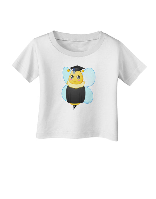 Graduation Bee Infant T-Shirt-Infant T-Shirt-TooLoud-White-06-Months-Davson Sales