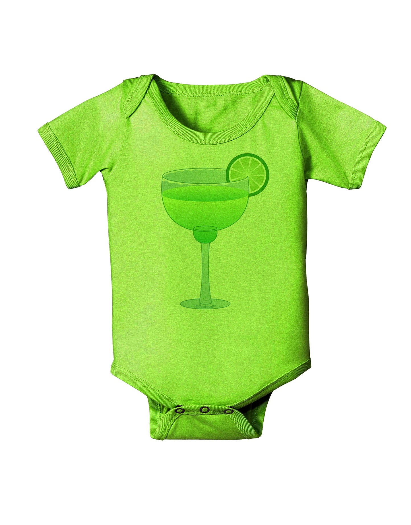 Green Margarita with Lime - Cinco de Mayo Baby Romper Bodysuit by TooLoud-Baby Romper-TooLoud-Lime-Green-06-Months-Davson Sales