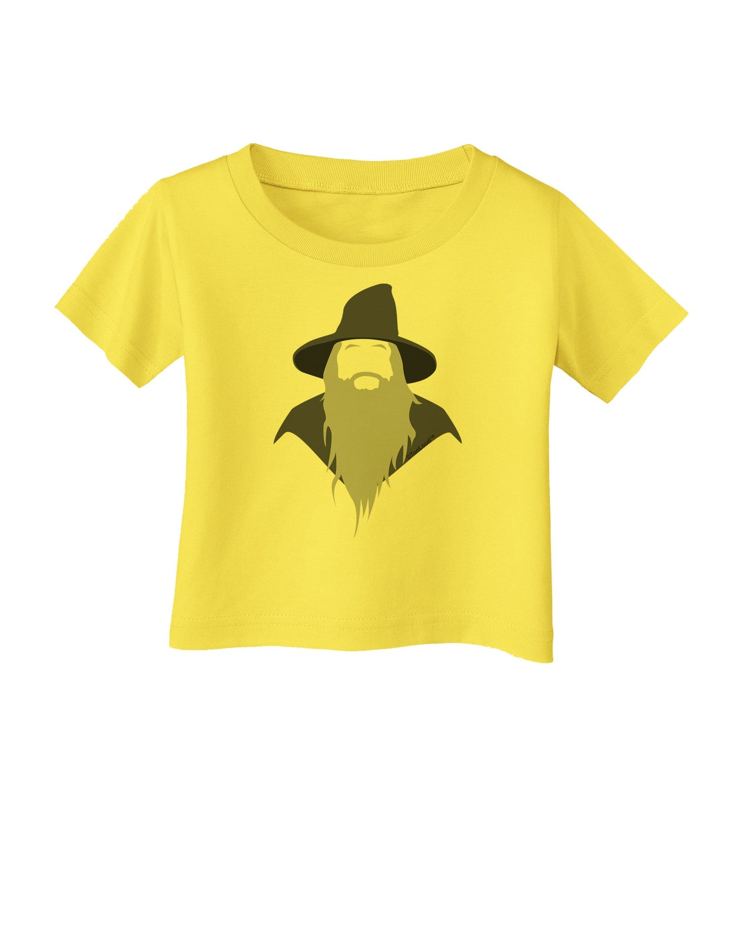 Grey Wizard Infant T-Shirt-Infant T-Shirt-TooLoud-Yellow-06-Months-Davson Sales