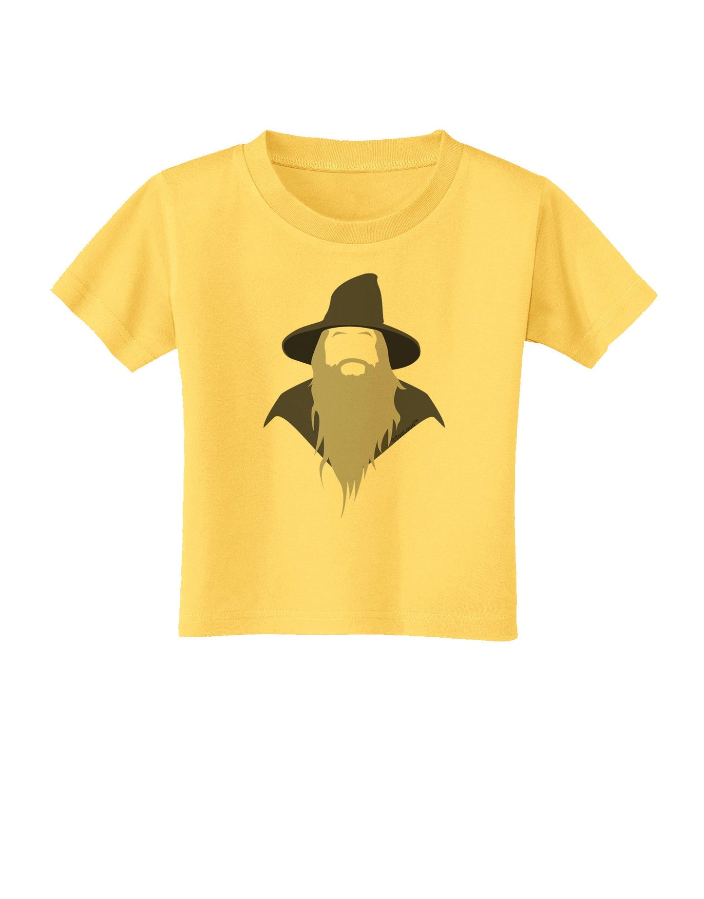 Grey Wizard Toddler T-Shirt-Toddler T-Shirt-TooLoud-Yellow-2T-Davson Sales