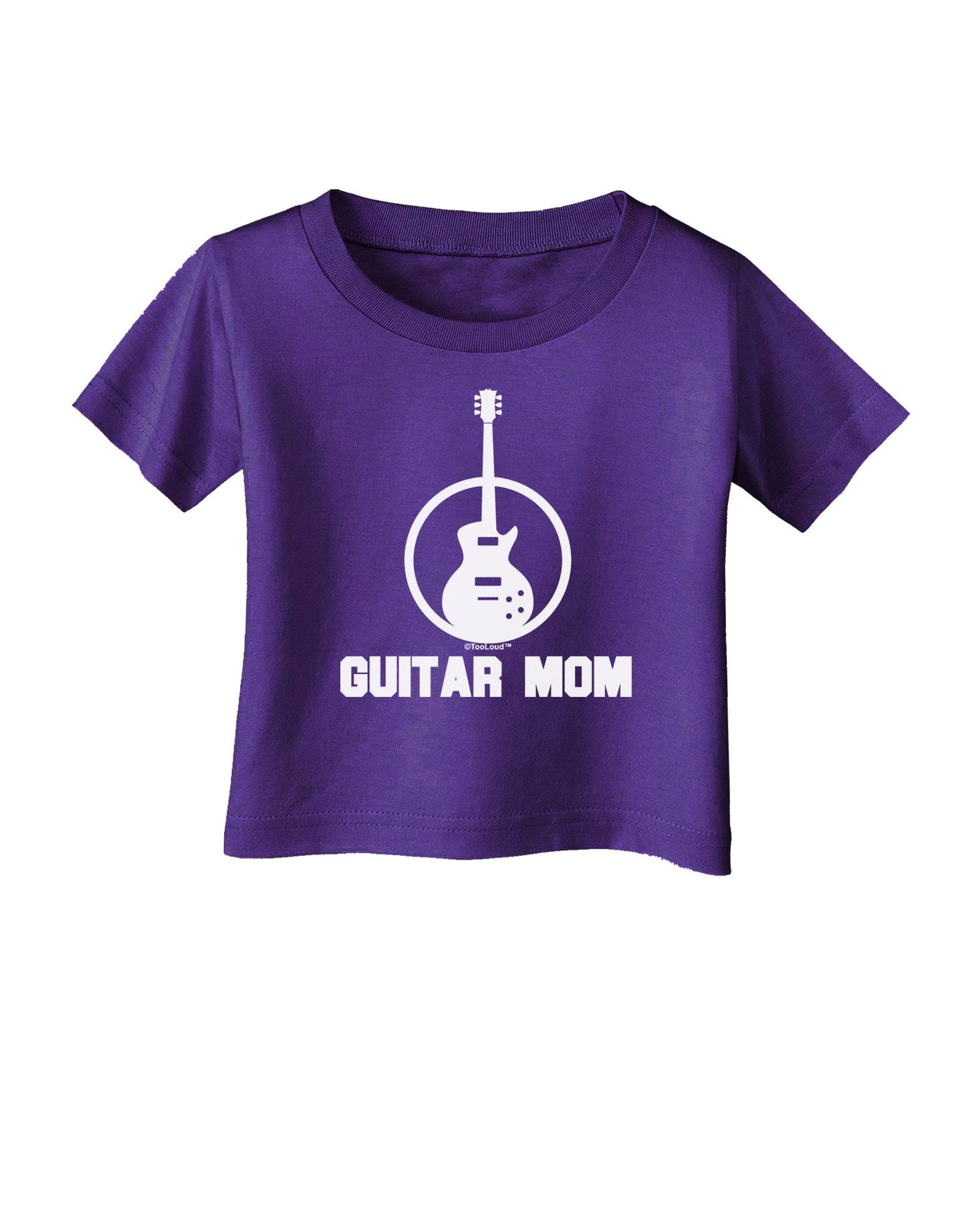 Guitar Mom - Mother's Day Design Infant T-Shirt Dark-Infant T-Shirt-TooLoud-Purple-06-Months-Davson Sales