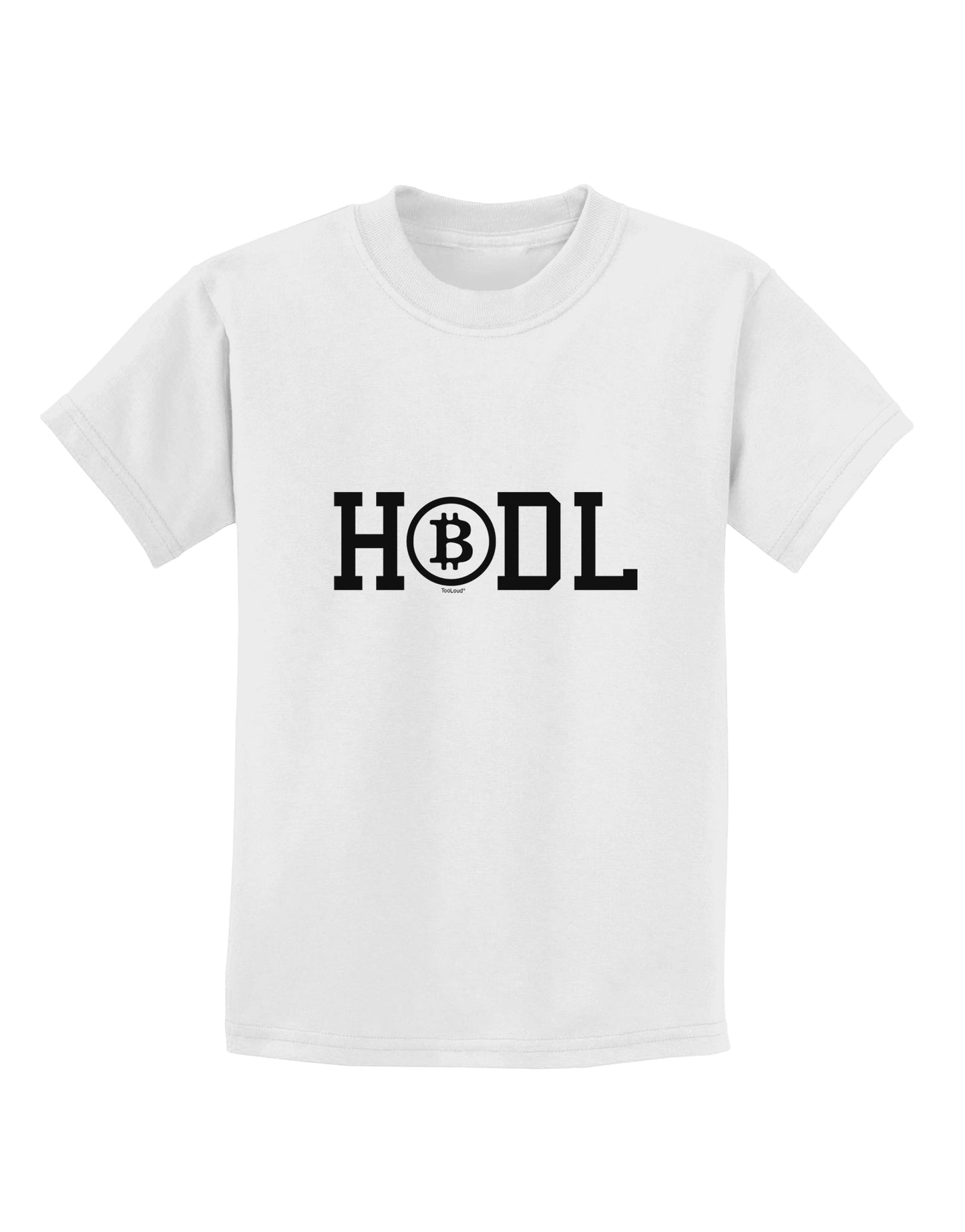 HODL Bitcoin Childrens T-Shirt-Childrens T-Shirt-TooLoud-White-X-Small-Davson Sales
